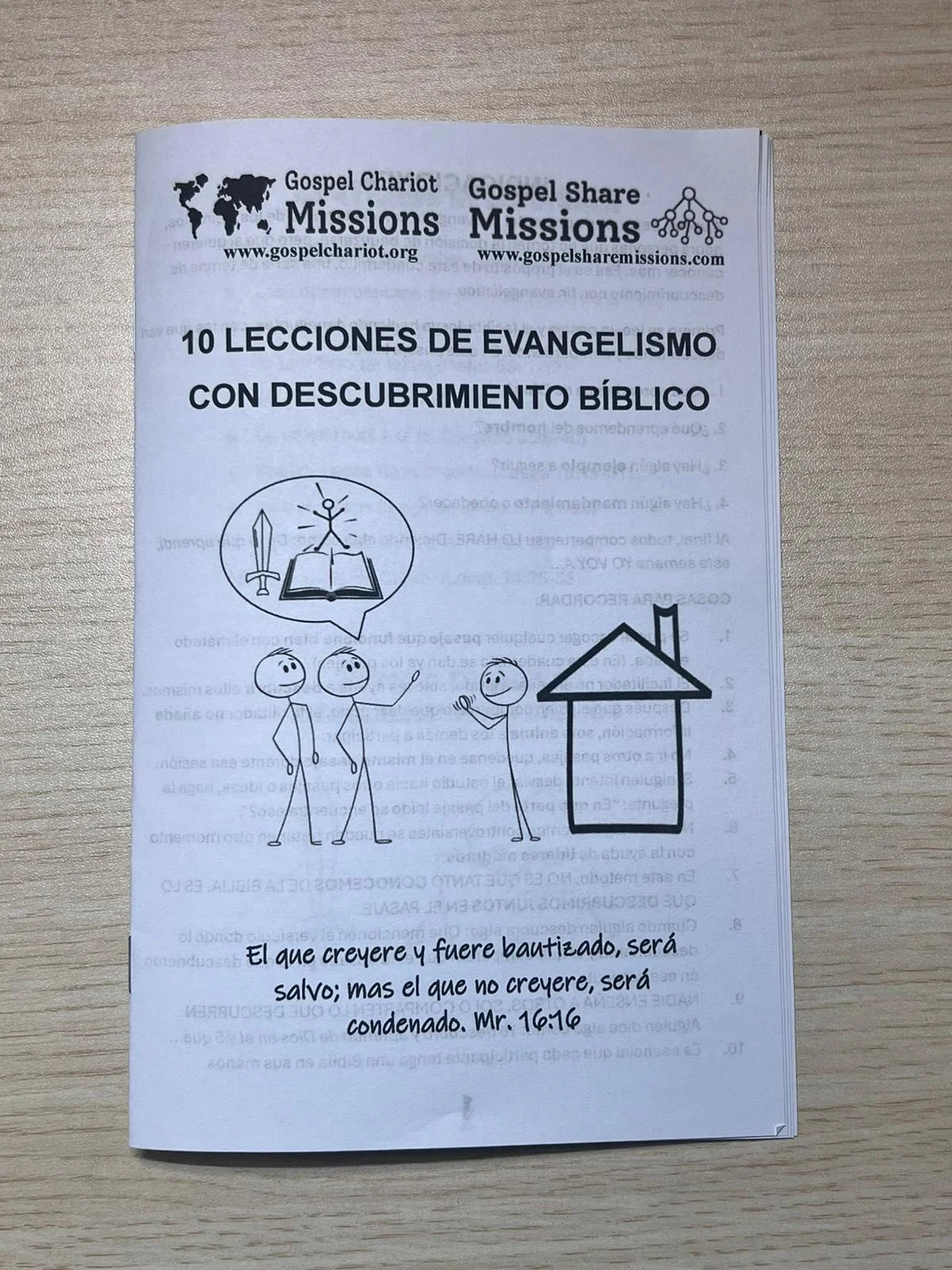 10 LESSONS OF EVANGELISM WITH BIBLE DISCOVERY SWORD METHOD.