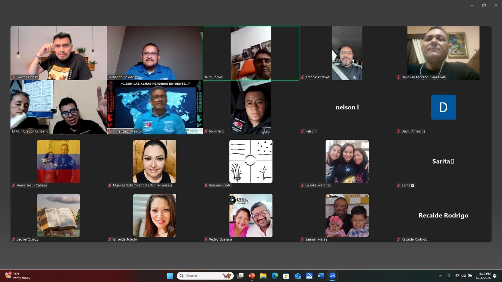 GROUP #16. SESSION 7 of 12, LEADERSHIP WORKSHOP FOR LATINOAMERICA MENTOR. GOSPEL CHARIOT/SHARE MISSIONS. GATHER - GROW - GO.