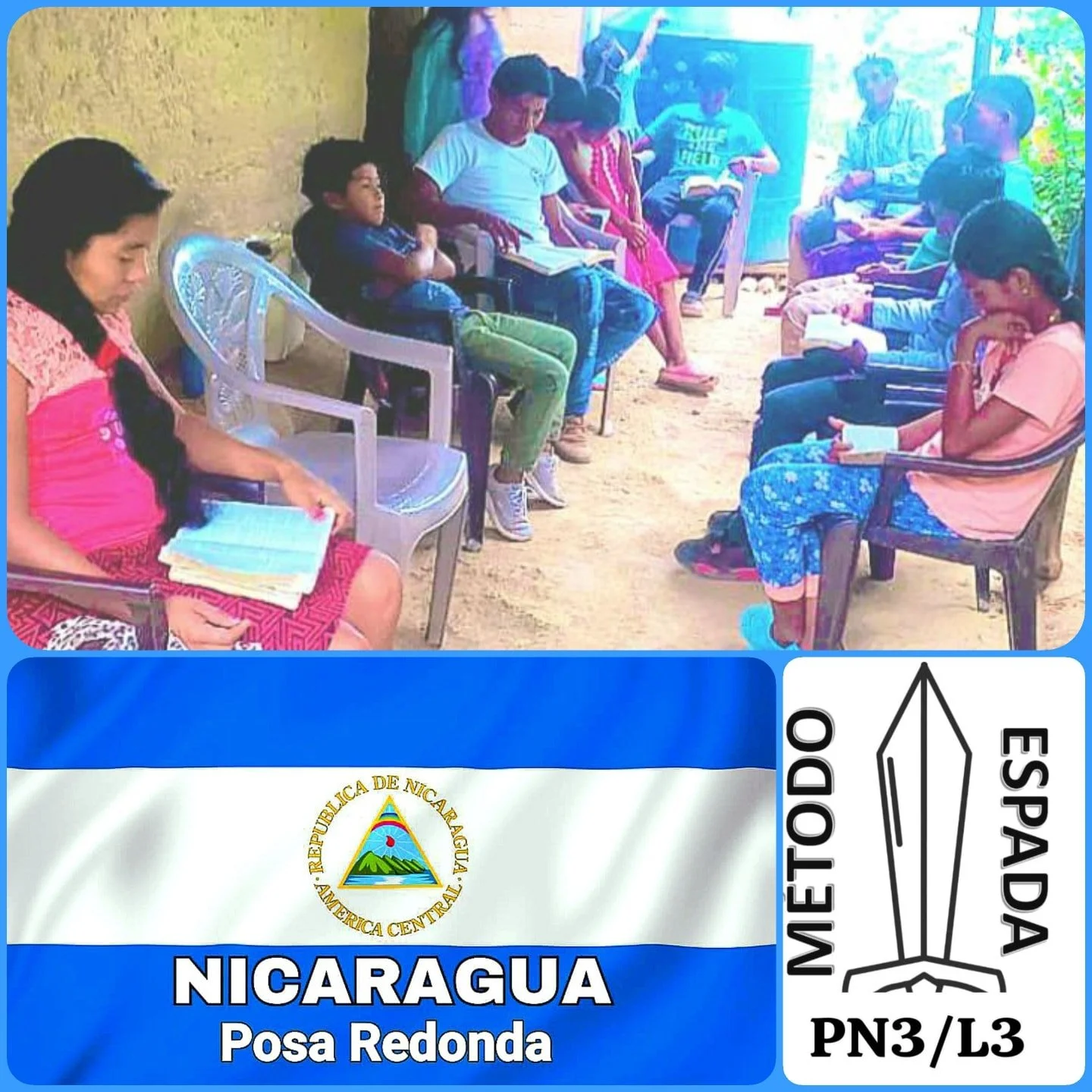 POSA ROUNDA NICARAGUA PROJECT N3/L3 DEVELOPING LEADERS WHO MULTIPLY THROUGH THE SWORD METHOD BIBLICAL DISCOVERY.