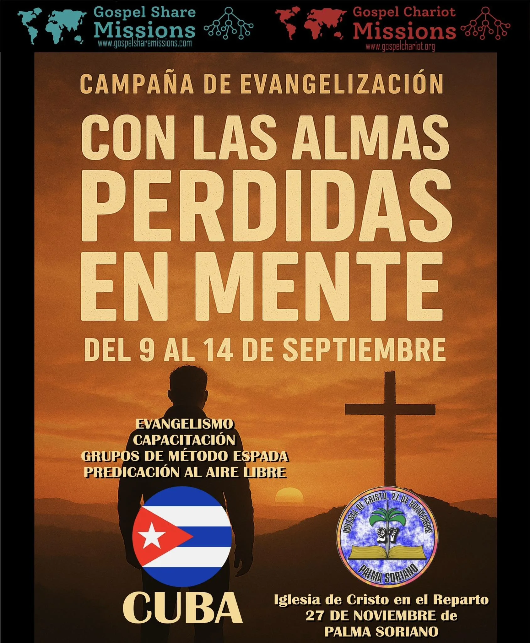 CUBA EVANGELIZATION CAMPAIGN WITH LOST SOULS IN MIND.
