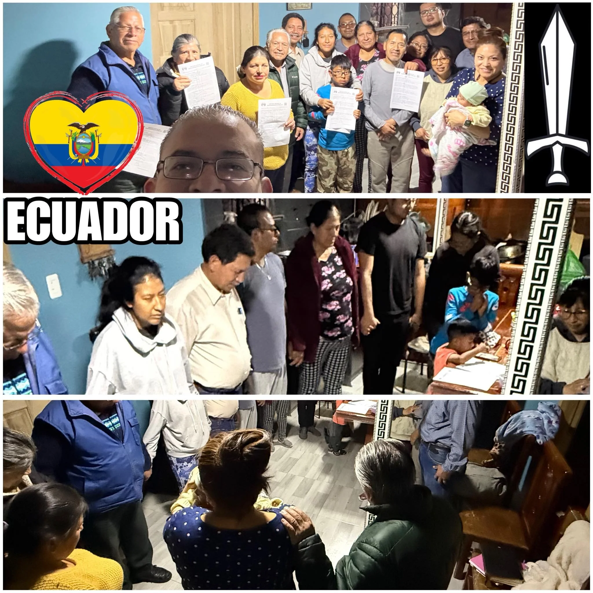 BIBLE DISCOVERY MONDAY, QUITO ECUADOR GATHER-GROW-GO WITH LOST SOULS IN MIND.