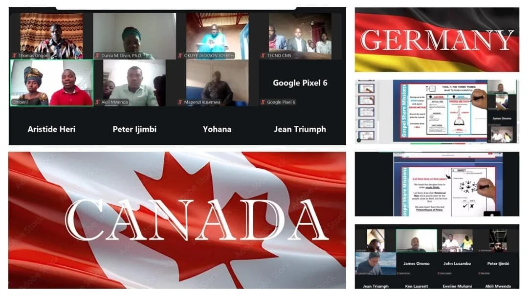 CANADA , GERMANY , SOUTH ASIA, AND AFRICA ONLINE 4FIELDS DISCIPLESHIP MULTIPLICATION BI-WEEKLY UPDATE