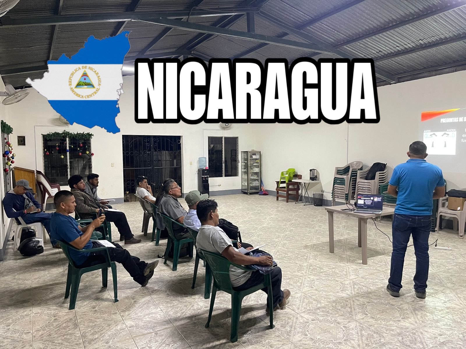 OCOTAL NICARAGUA MISSIONARY TEAM BEING TRAINED WITH THE LEADERSHIP WORKSHOP “COME AND FOLLOW ME”.