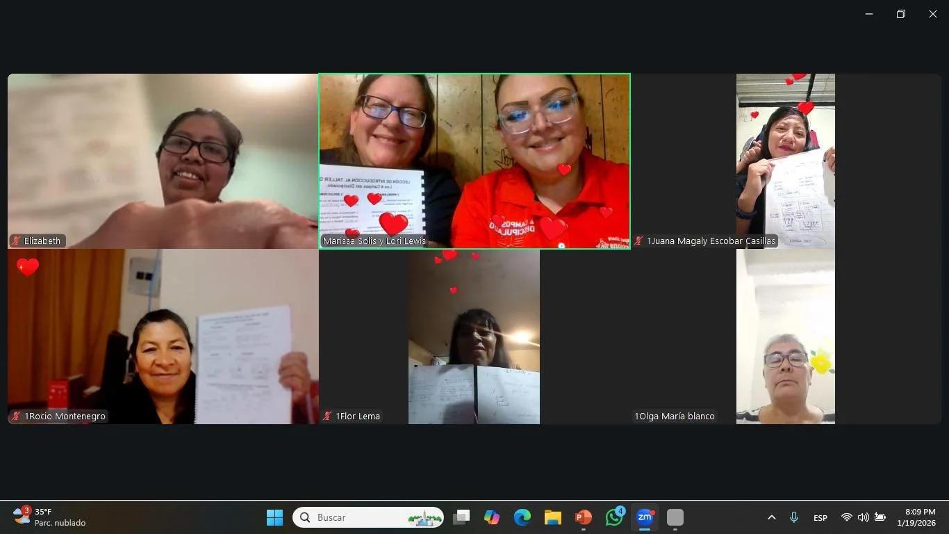 EVANGELISM AND DISCIPLESHIP WORKSHOP IN 4 CAMPUS.  LATINAMERICAN WOMEN