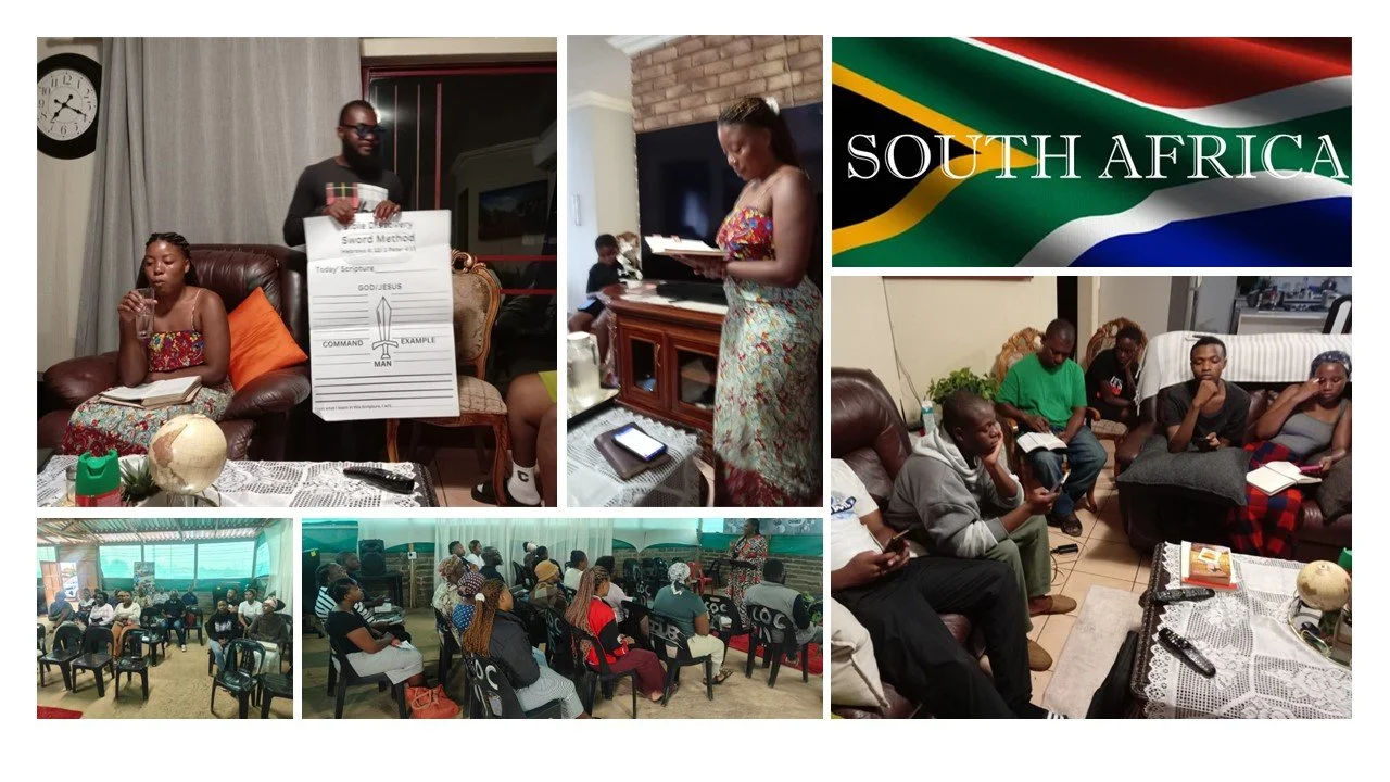 SOUTH AFRICA 4 FIELDS DISCIPLESHIP AND CHURCH MULTIPLICATION HARVEST AND DISCOVERY BIBLE STUDY SWORD METHOD - TRAINING
