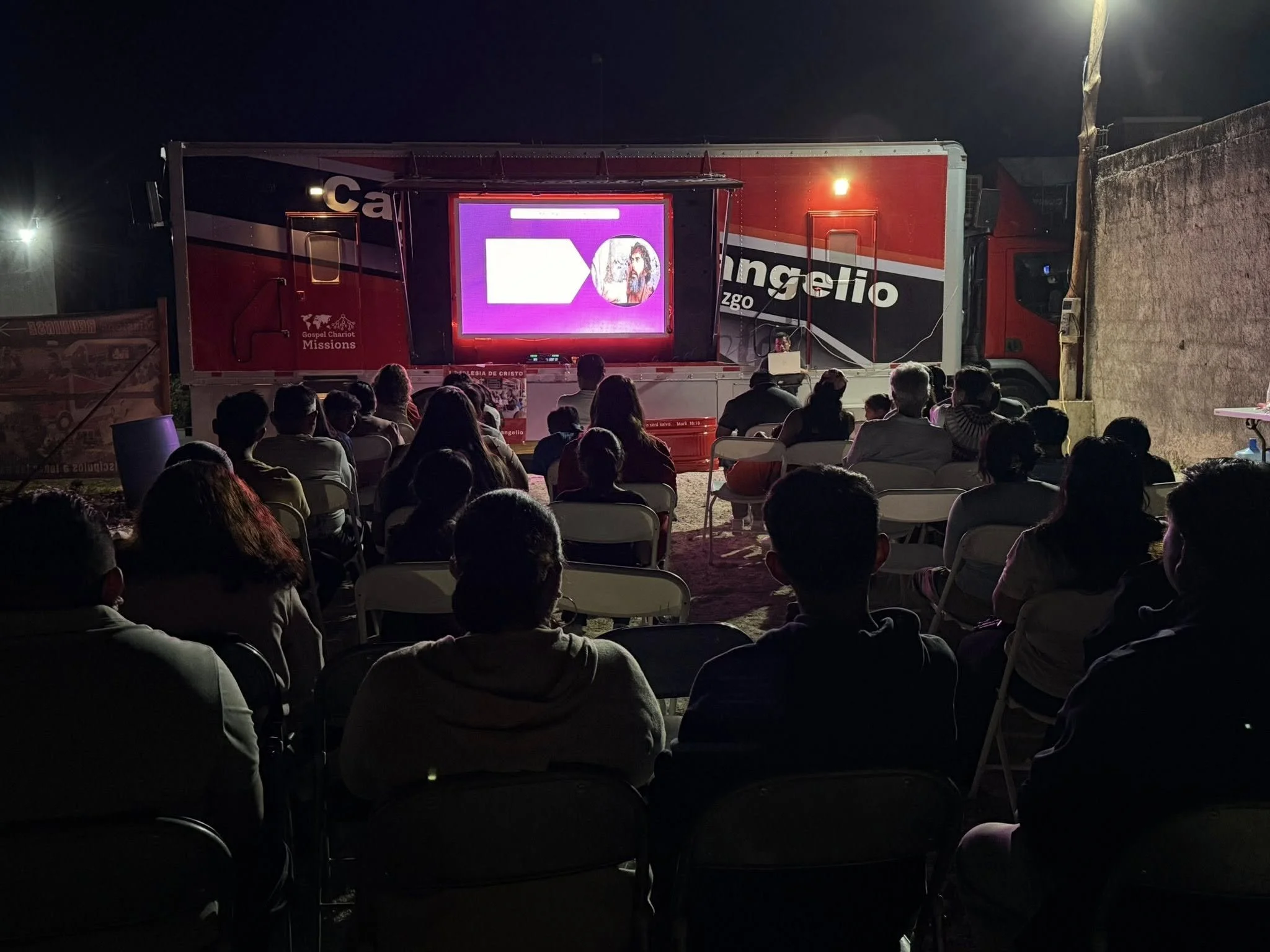 MEXICO 3RD NIGHT OUTDOOR CAMPAIGN. MIRAFLORES COLONY.