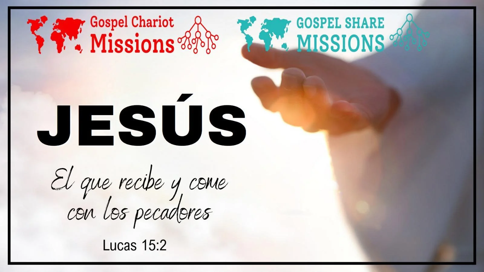 Jesus, the one who receives and eats with sinners.