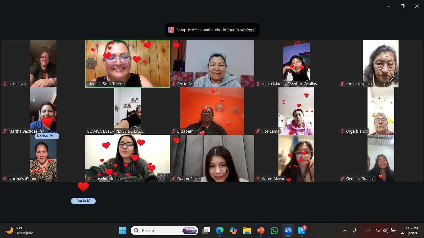 EVANGELISM AND DISCIPLESHIP WORKSHOP IN 4 CAMPUS.  LATINAMERICAN WOMEN