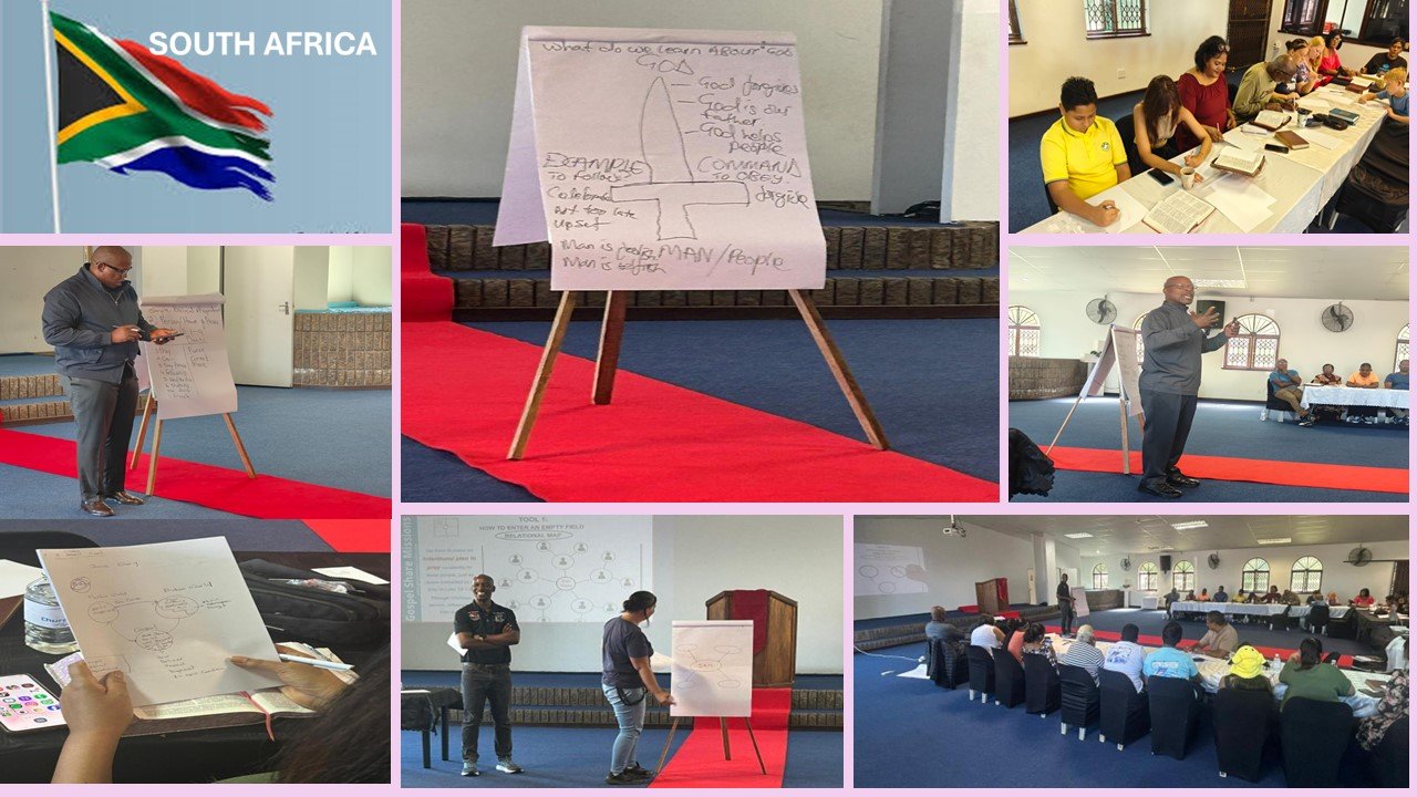 SOUTH AFRICA 4 FIELDS DISCIPLESHIP AND CHURCH MULTIPLICATION TRAINING AT PINETOWN CHURCH OF CHRIST