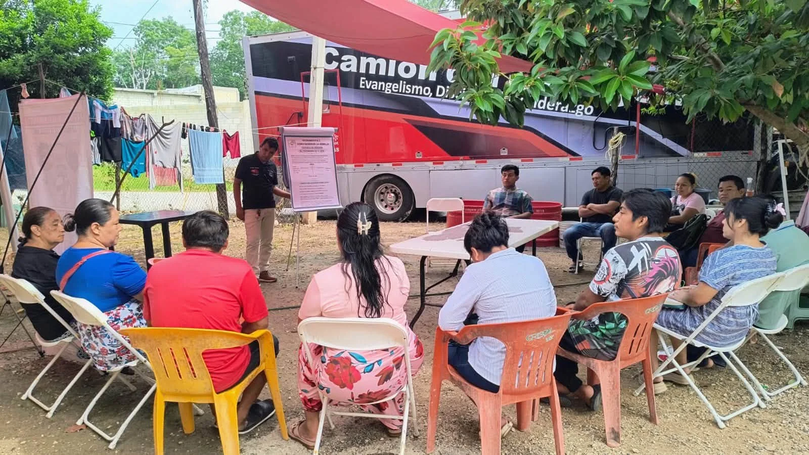 MEXICO SEYBAPLAYA CAMPECHE. MENTAL LOSS EVANGELIZATION CAMPAIGN.