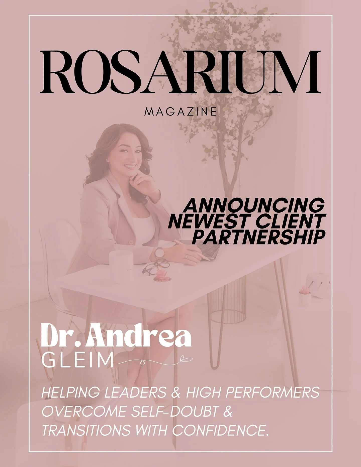 Announcing our newest client: Dr. Andrea Gleim ❤️ 

A powerhouse in leadership psychology and personal development, Dr. Andrea helps high achievers navigate transitions, overcome doubt, and step into their next chapter with clarity!

We&rsquo;re hono
