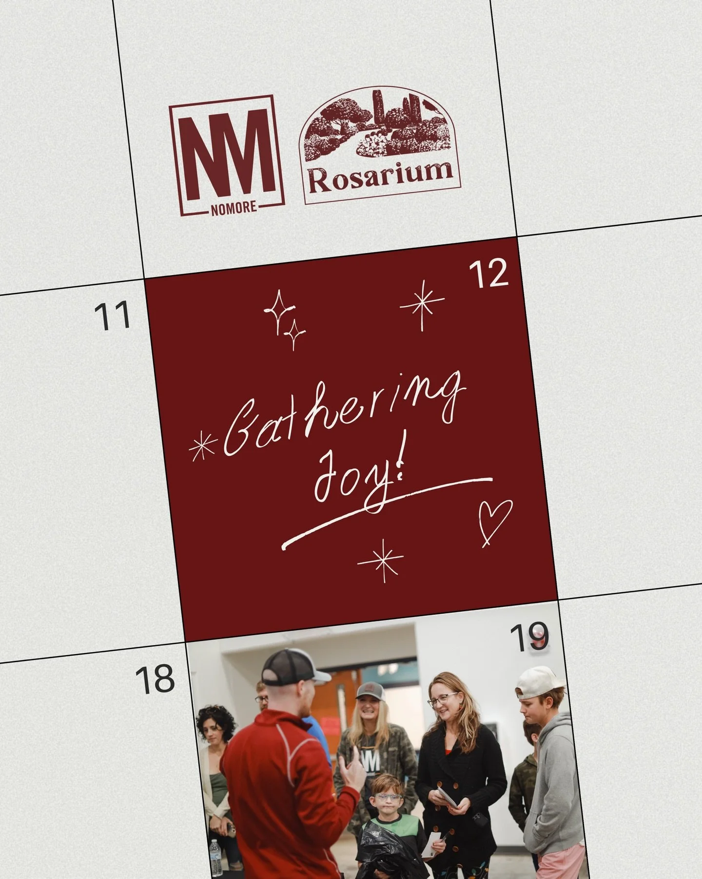 Rosarium is honored to join the NO MORE &ldquo;Gathering Joy&rdquo; initiative this holiday season!

We&rsquo;ve committed to collecting 50 gifts for children in need by December 12, and we need your help! We invite you to give joy this Christmas ❤️
