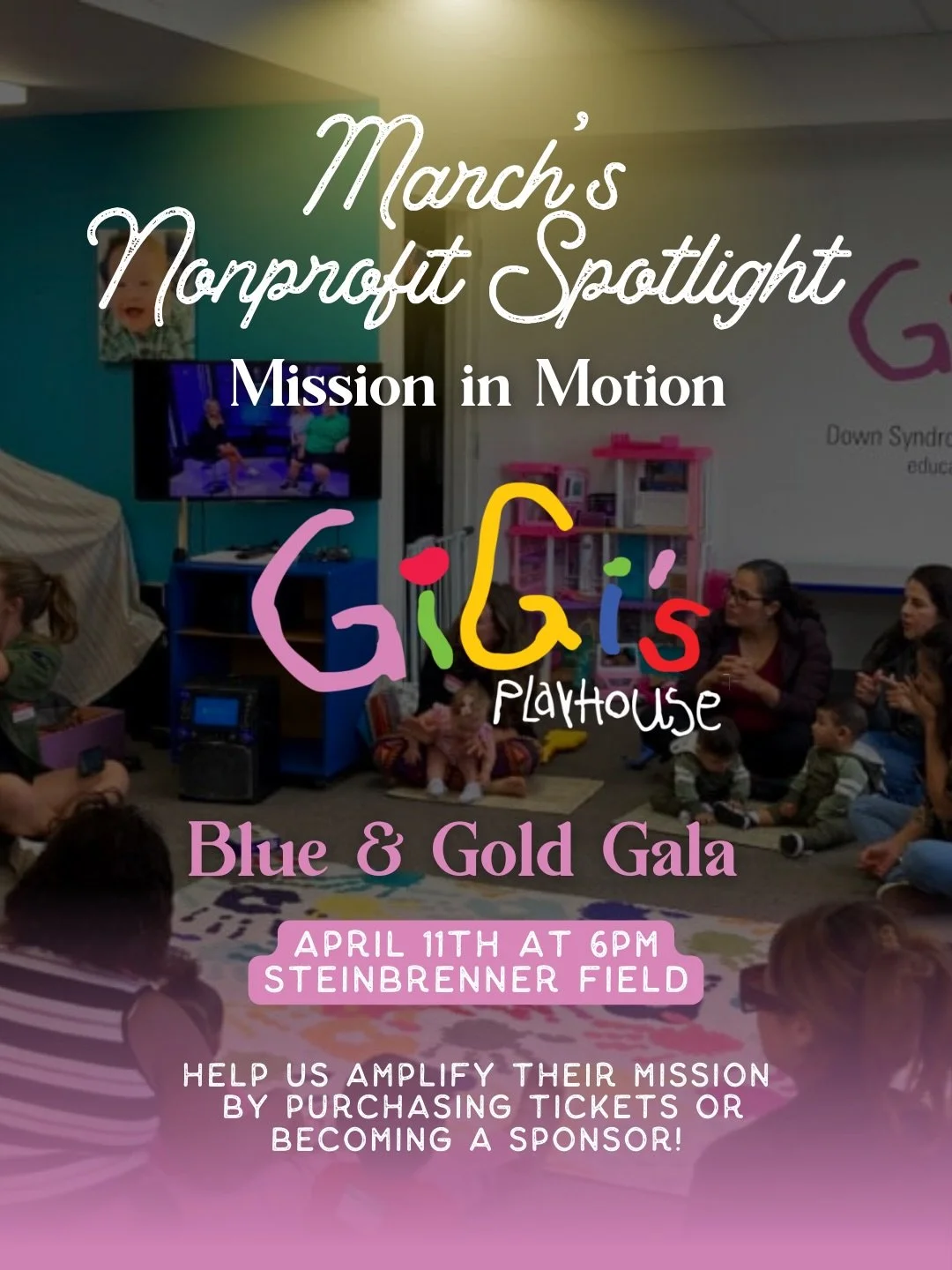 We&rsquo;re proud to spotlight our March Non-Profit of the Month 💛

This month, we&rsquo;re supporting GiGi&rsquo;s Playhouse Tampa and we need your help to expand their impact!

Your sponsorship dollars directly fund FREE educational, therapeutic, 