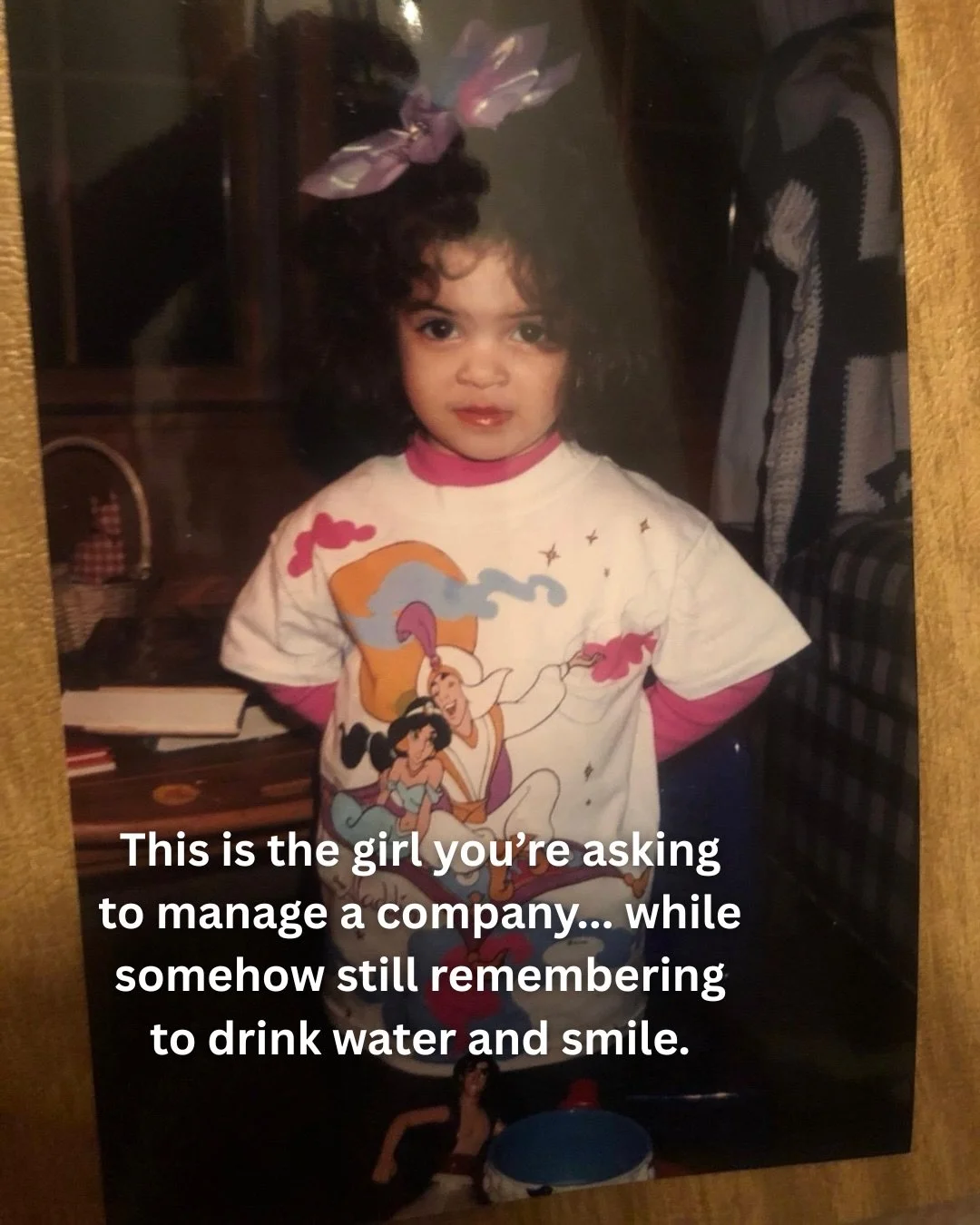 Remember this is who you're talking to! ❤️