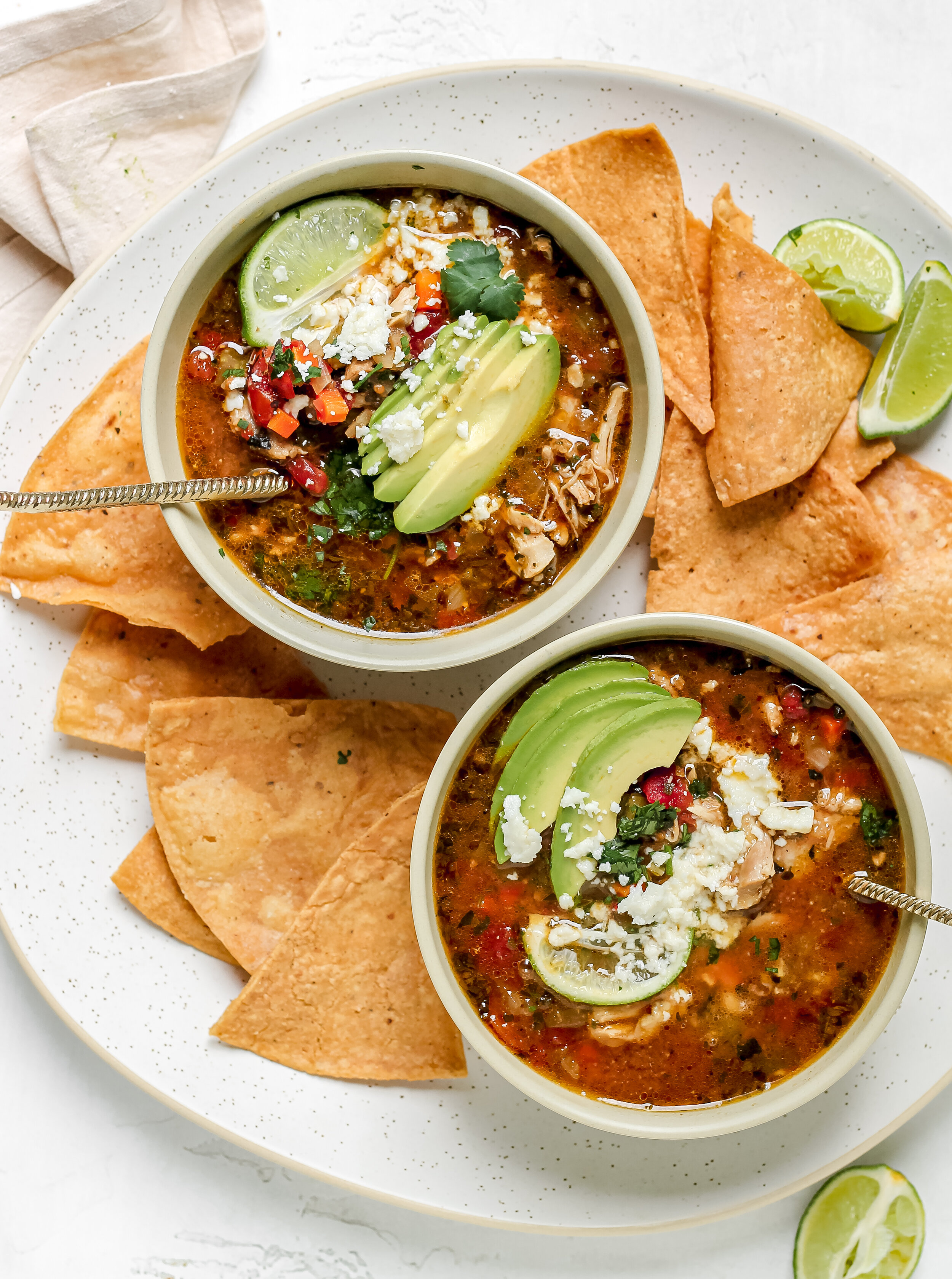 Santa Fe Spiced Chicken Tortilla Soup (30 Min!)