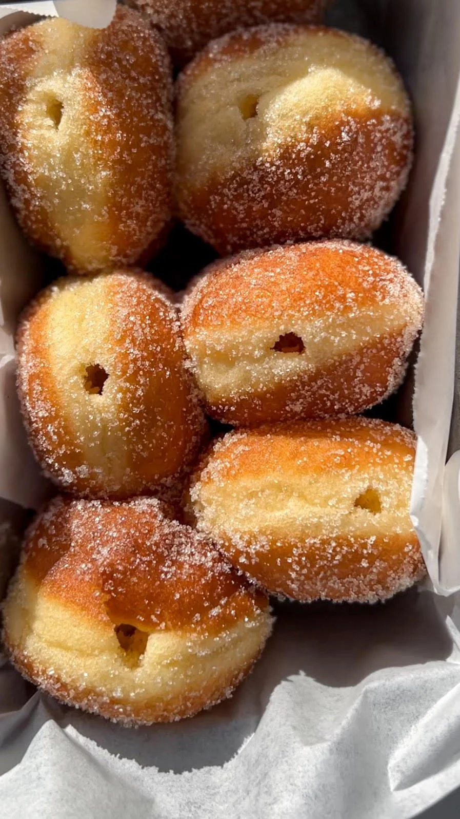 Vanilla Shortbread Brioche Doughnuts