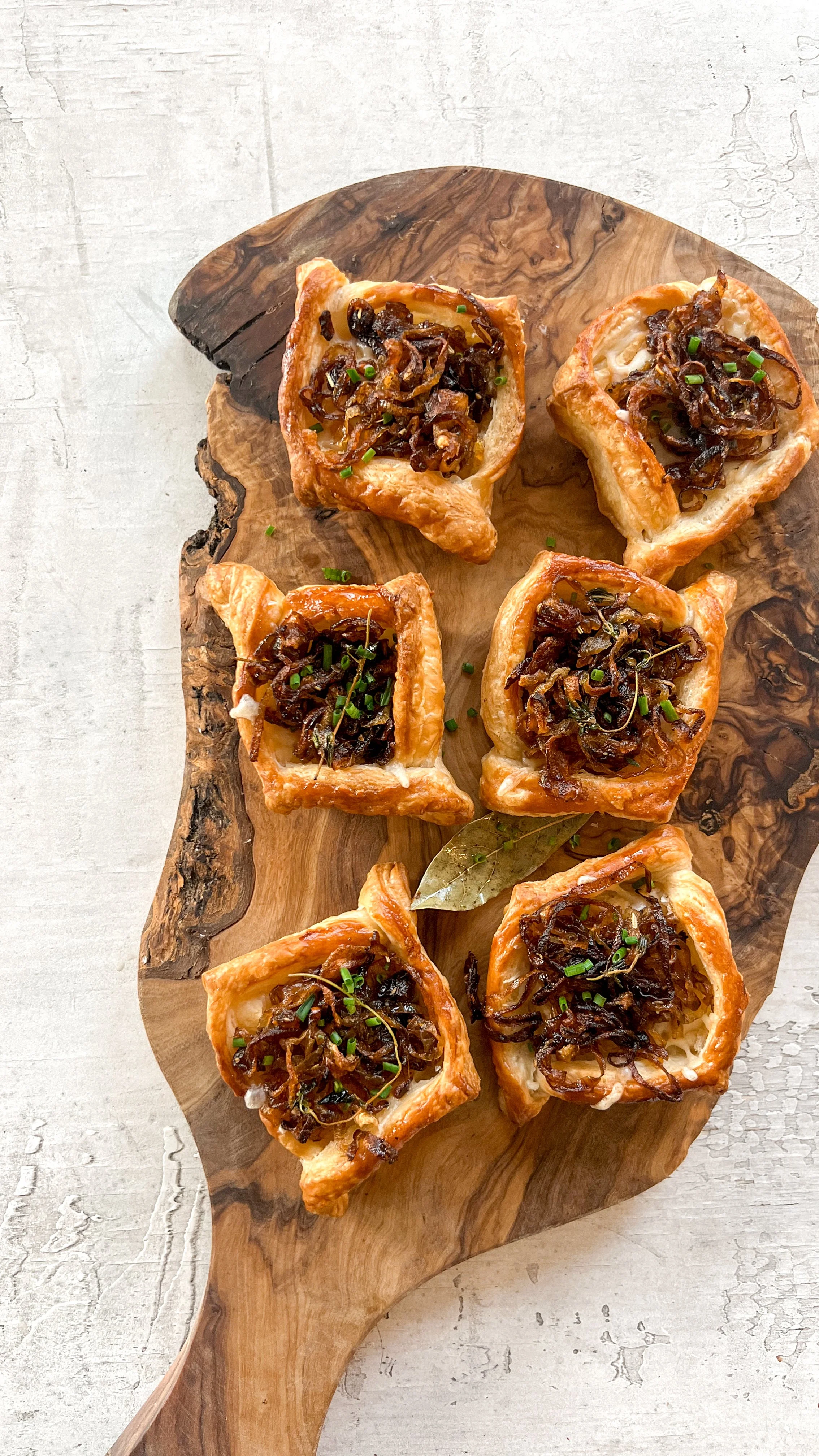 Caramelized Onion Tarts from "With Love, Meghan"