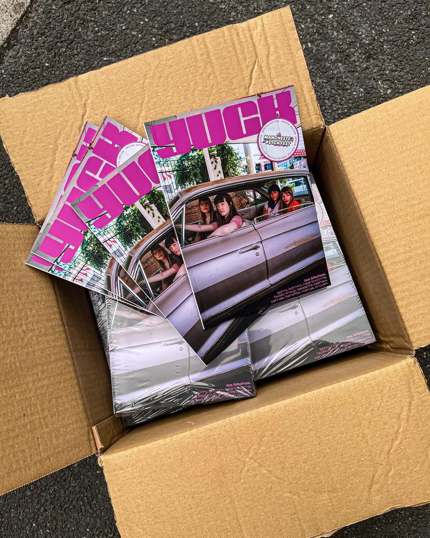 👀 Look at what&rsquo;s arrived 👀

Grab a copy online now or from the @manchesterpsychfest Festival Hub at &lsquo;Cactus Square&rsquo; from 10am tomorrow. 

See you down the front!