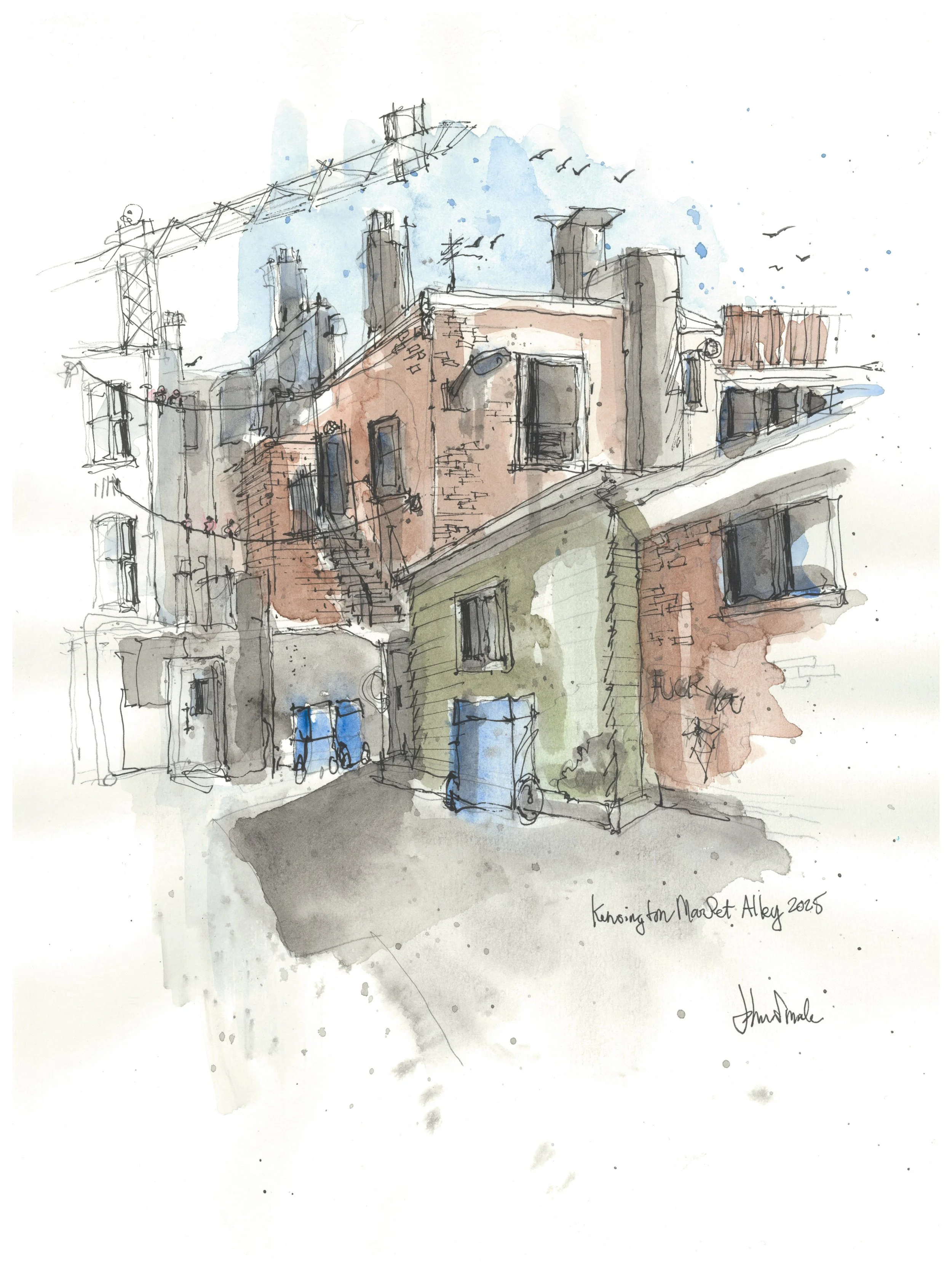 Kensington Market alley - Toronto