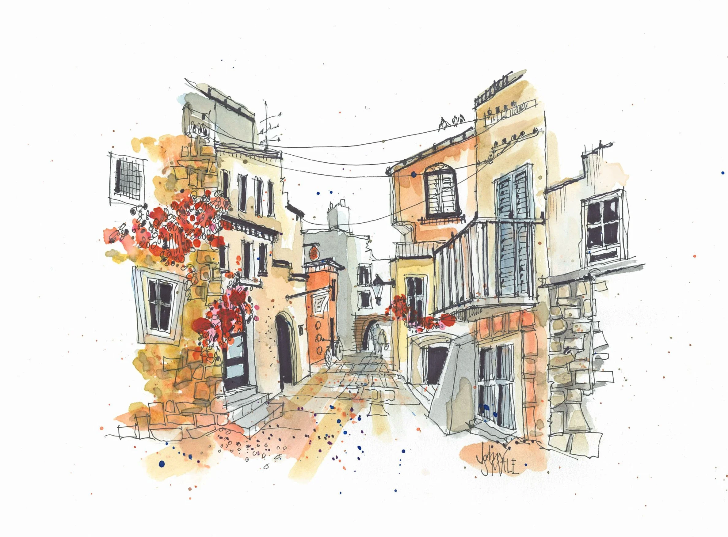 Spanish Village alley