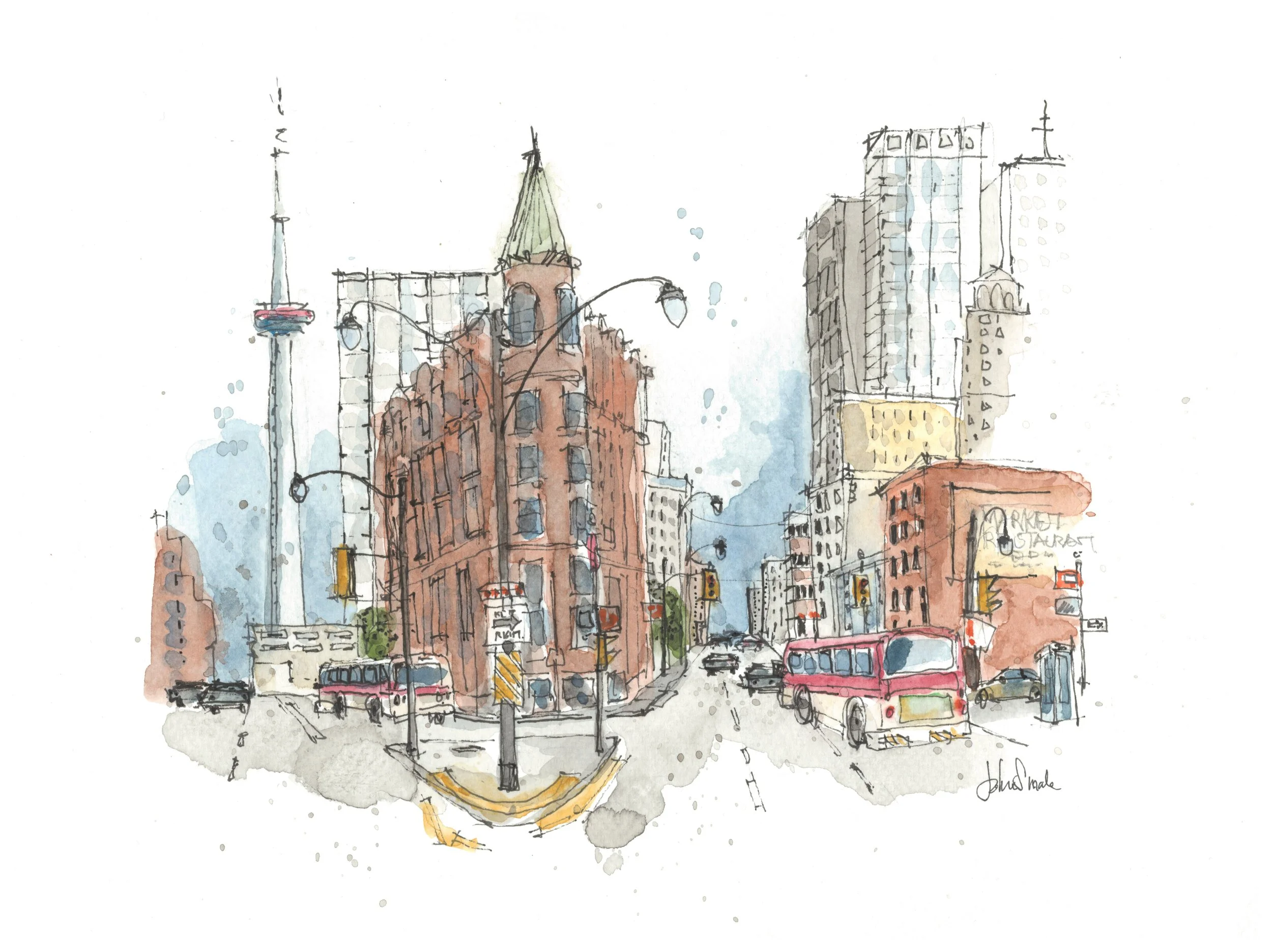 Toronto, Flat Iron Building 1970s