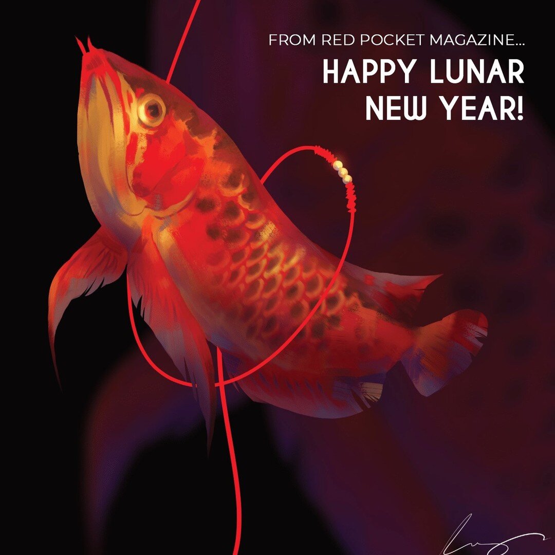 Happy Lunar New Year form our Red Pocket family to yours! 🏮 For this Lunar New Year, we wanted to showcase Kenya He's piece from Vol 5: 年年有鱼 🐟

Artist's Statement:
The title of the piece, &lsquo;年年有鱼&rsquo; (nian nian you yu), is a Mandarin greetin