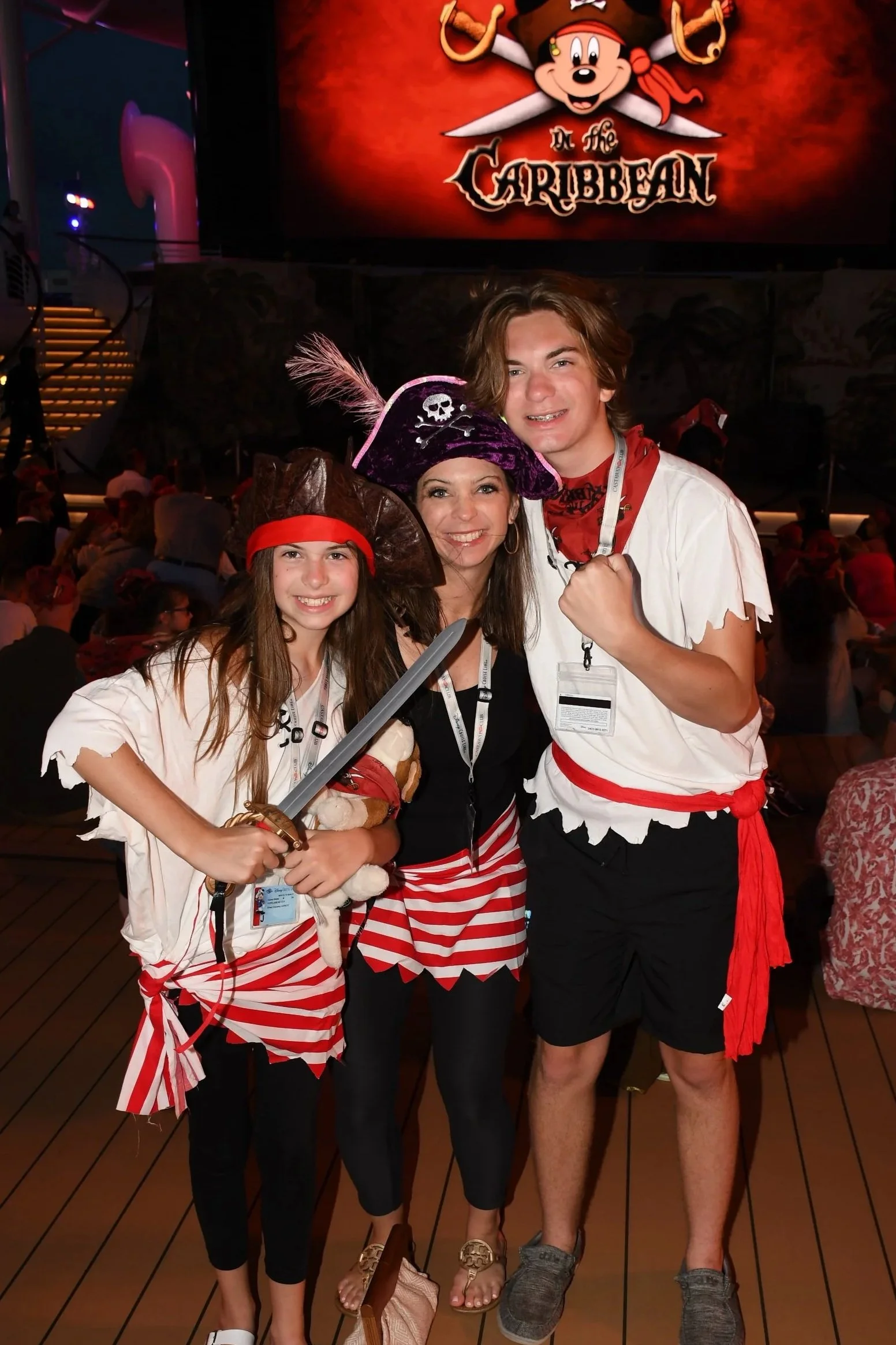 Tara McCoy, travel advisor onboard Disney Cruise Line enjoying this classic family vacation with her children.