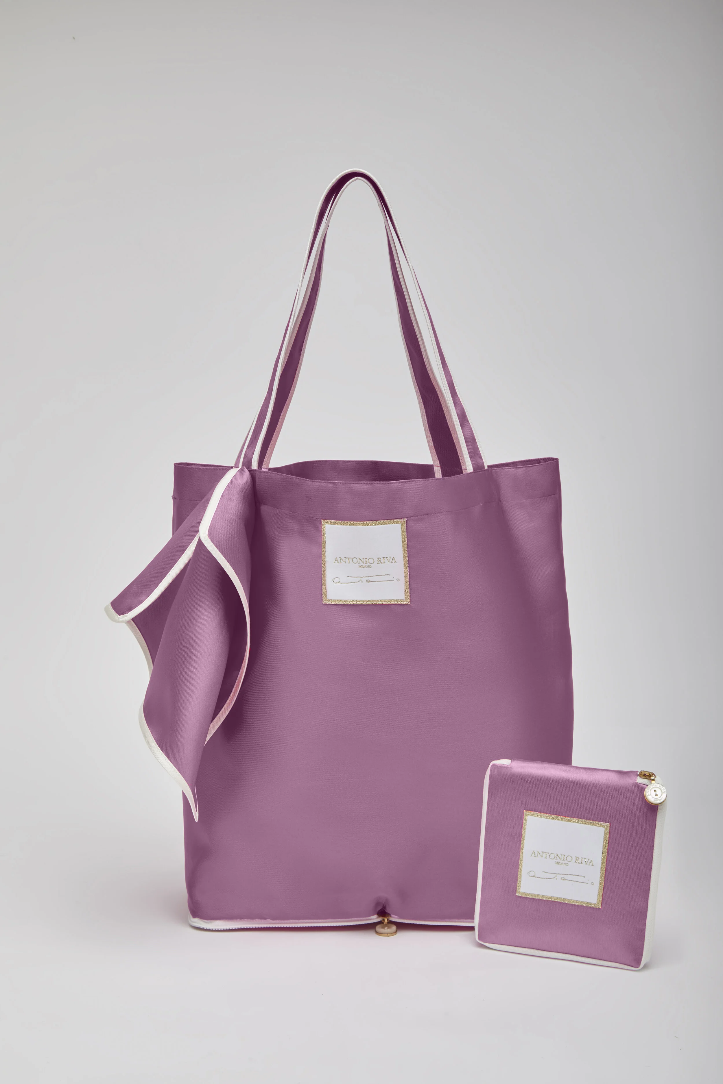 SHOPPING BAG ROSA — Antonio Riva Milano