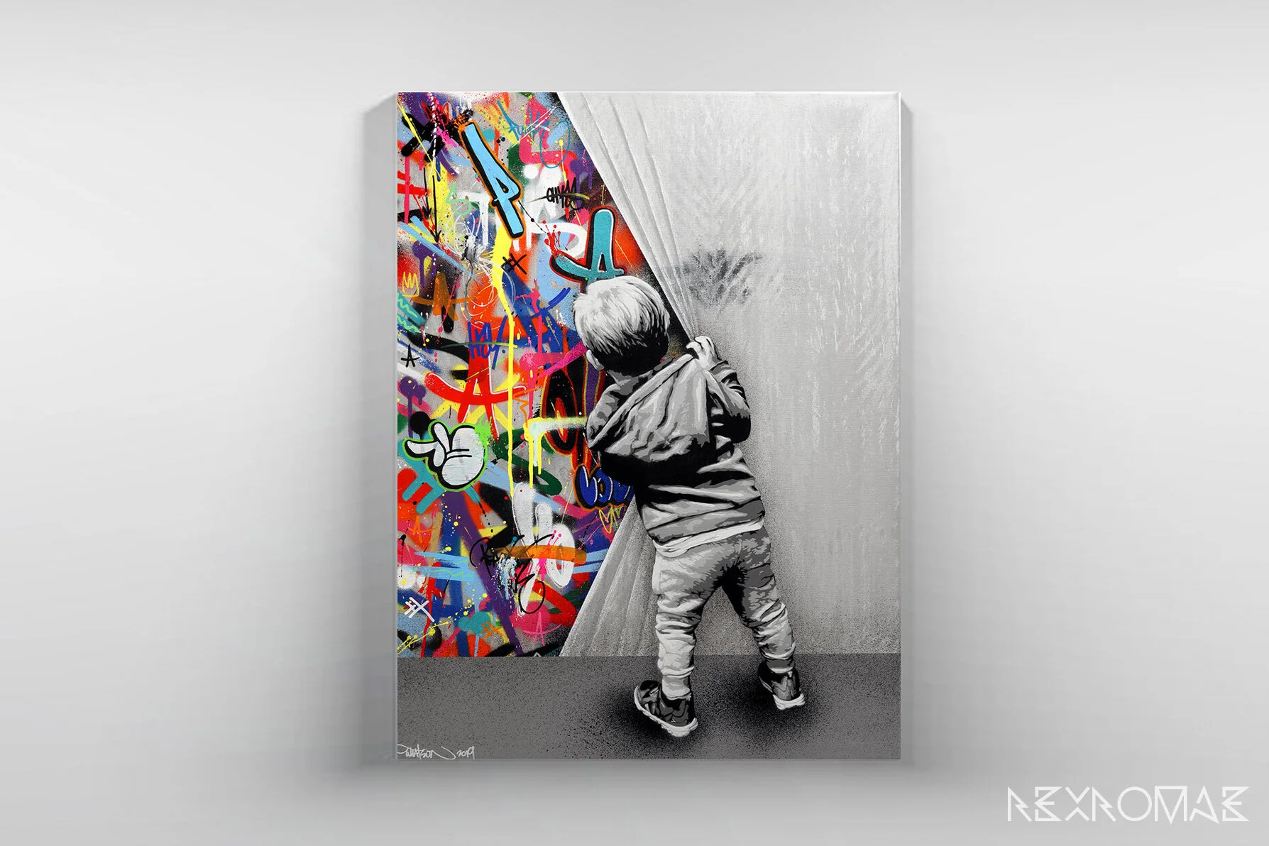 Martin Whatson Beyond The Wall 真作 Martin Whatson（マーティン 