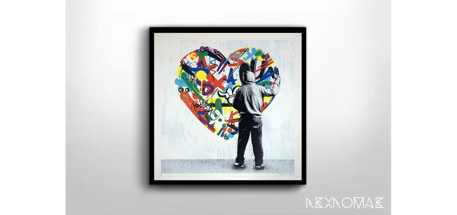 Martin Whatson "Paint Love"  Print Release - Dubai
