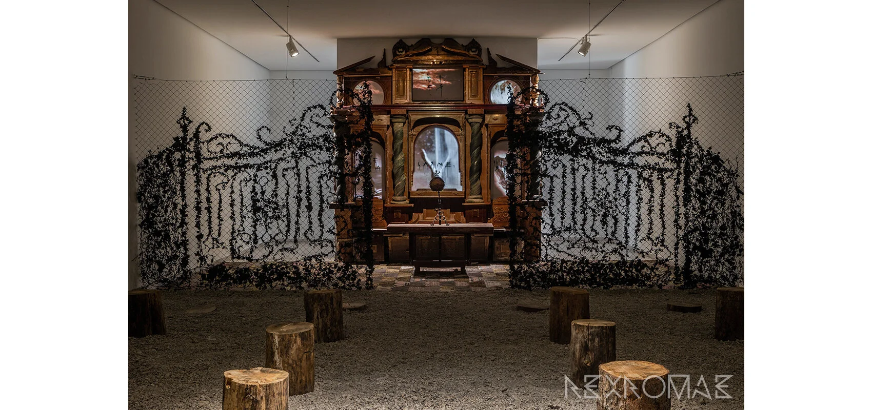Borondo “HEREDITAS” Exhibition in Segovia, Spain