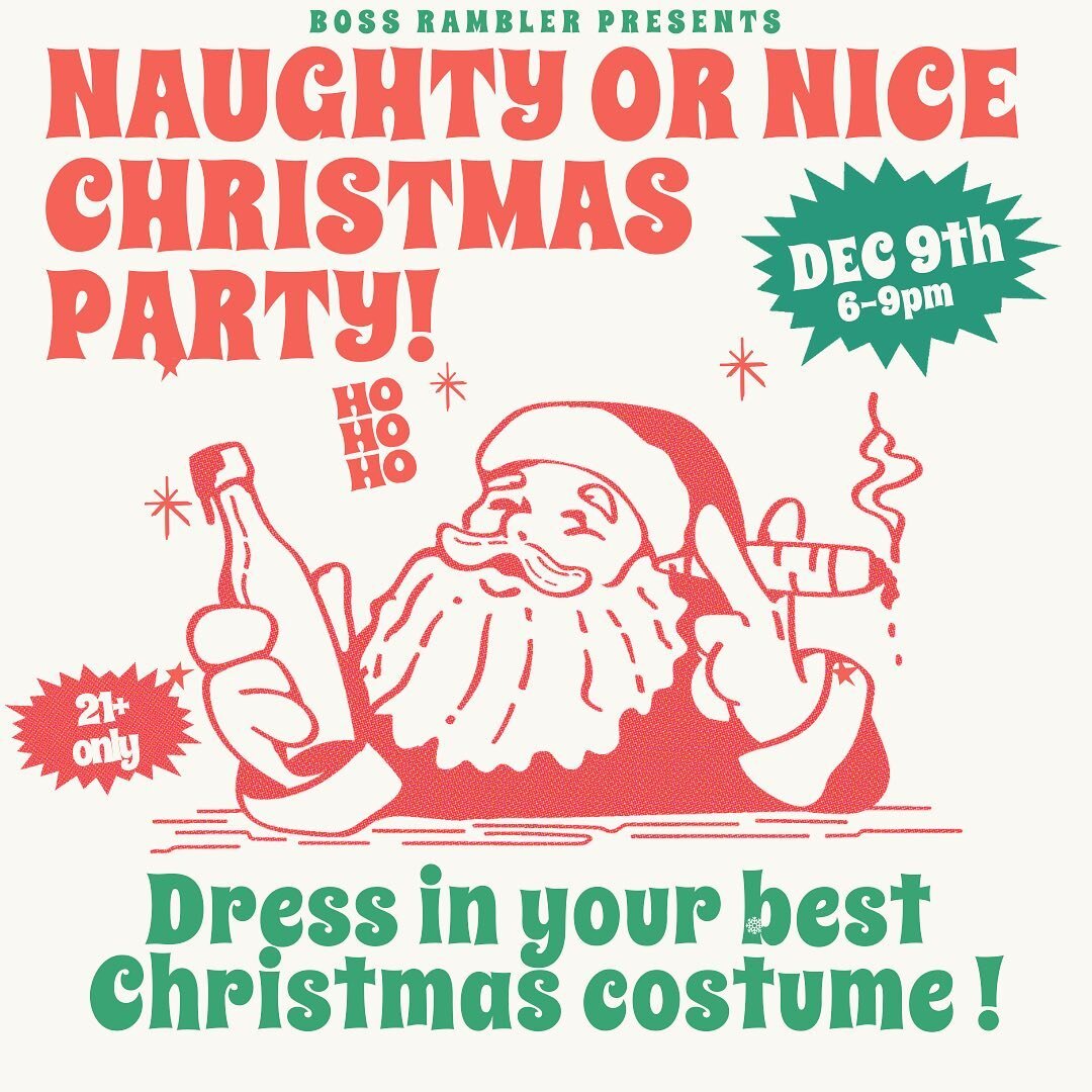 🎅🏻XMAS P-A-R-T-Y!!🎅🏻

THIS SATURDAY (12/9) we&rsquo;ve got the Hap Hap Happiest Day of XMAS festivities planned for you at The Club! SANTA&rsquo;S BACK for Round 2 (he really liked the beer) in the afternoon, followed by our NAUGHTY OR NICE XMAS 