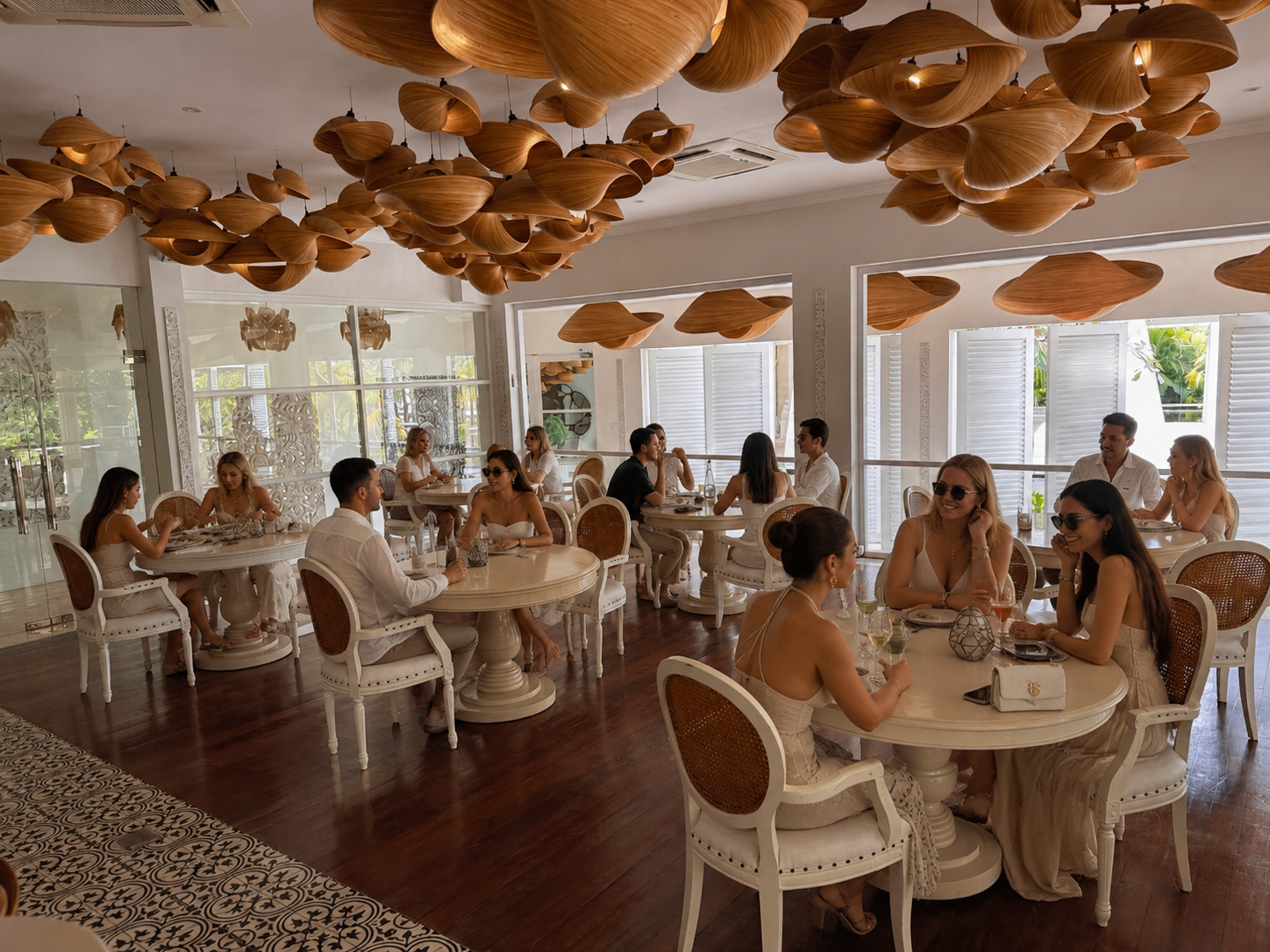 Indoor dining wedding cozy wedding celebrations