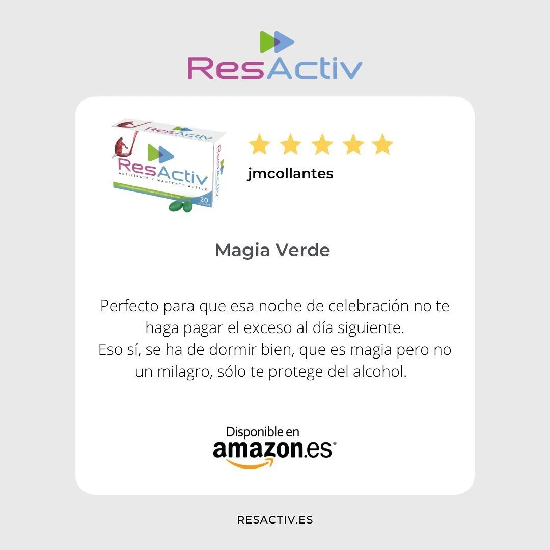 #ResActiv
#Anticípate y #MantenteActivo
#salud #cardomariano #antioxidantes #vitaminas #hepatoprotector #amazon #amazonprime #digestionespesadas #resaca #saludable #magiaverde