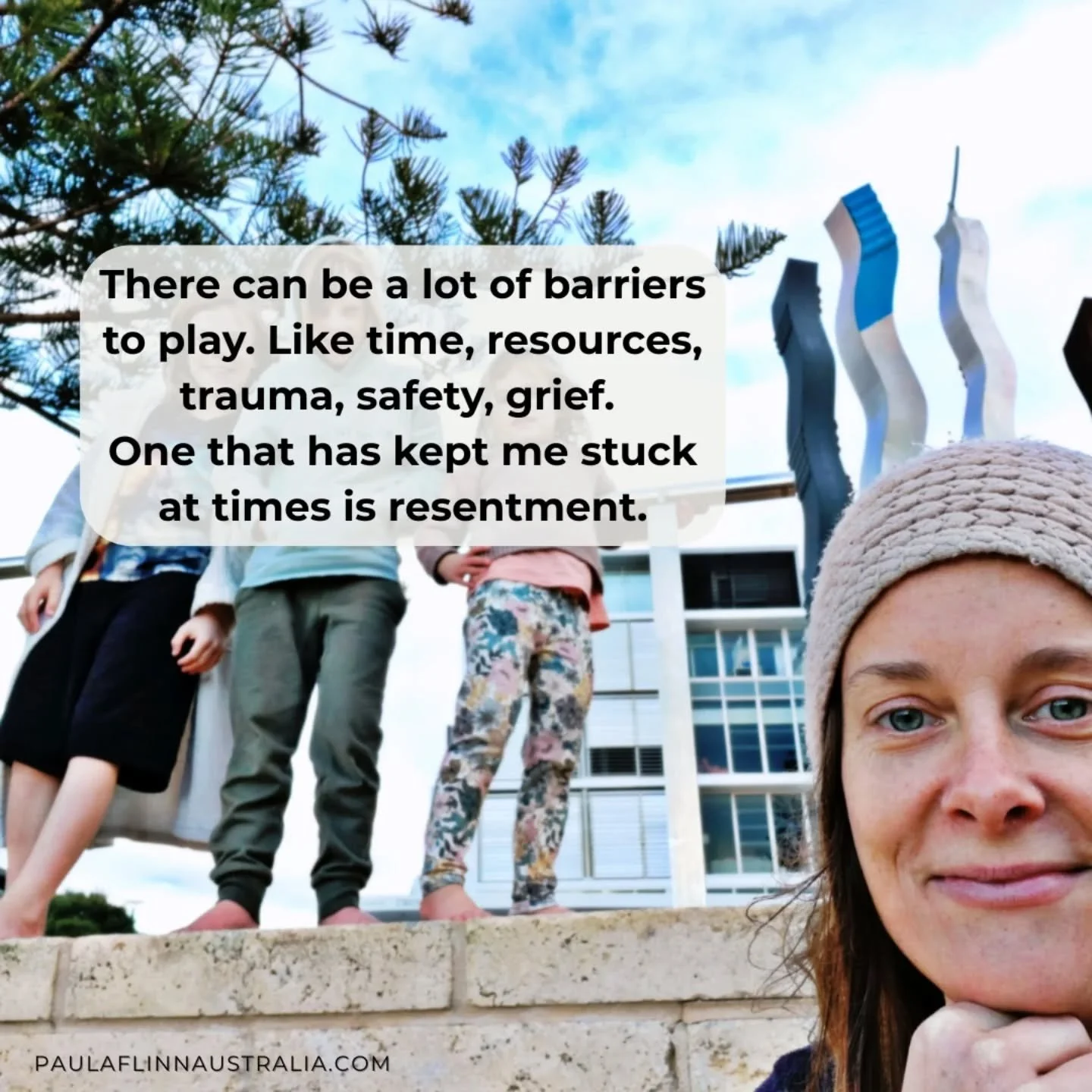 There can be many barriers to play, and they shift depending on what we&rsquo;re carrying.

When I was deep in single parenting three young kids, I felt the weight of resentment often.

For years, I was navigating a painful divorce and property settl