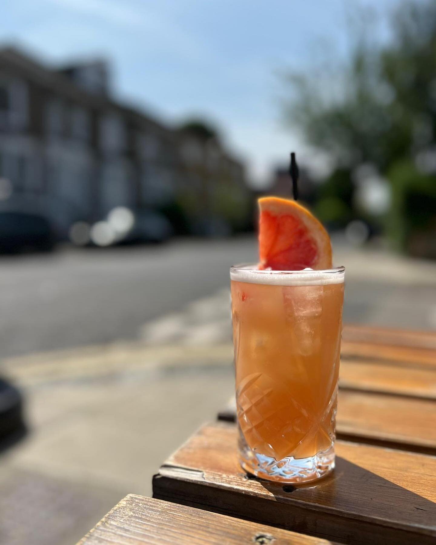 Join us to catch some rays and sink some Paloma&rsquo;s ☀️🍹Kitchen serving till 6pm, cocktails till late ❤️