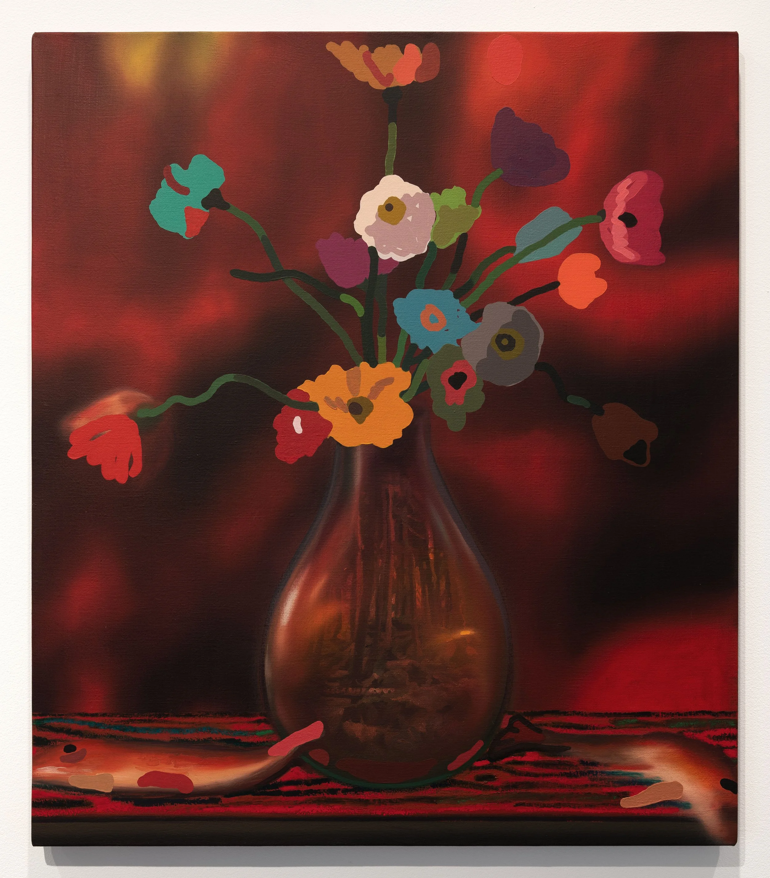 Metal-Tainted Poppies with Two Fish