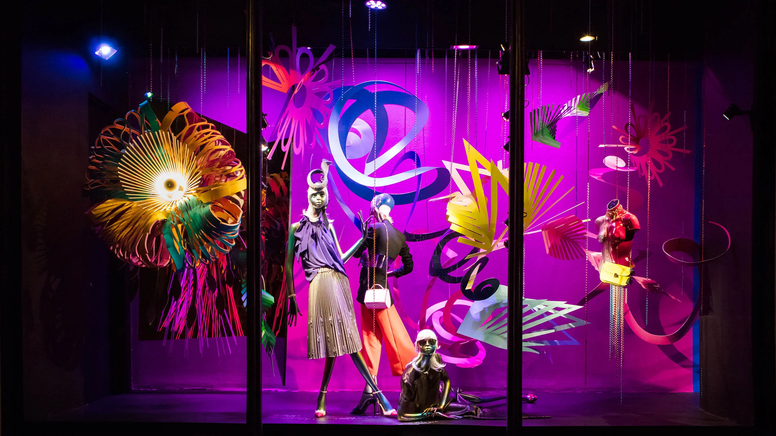 JOYS OF SPRING HARVEY NICHOLS WINDOW ART INSTALLATIONS, LONDON — Tsai