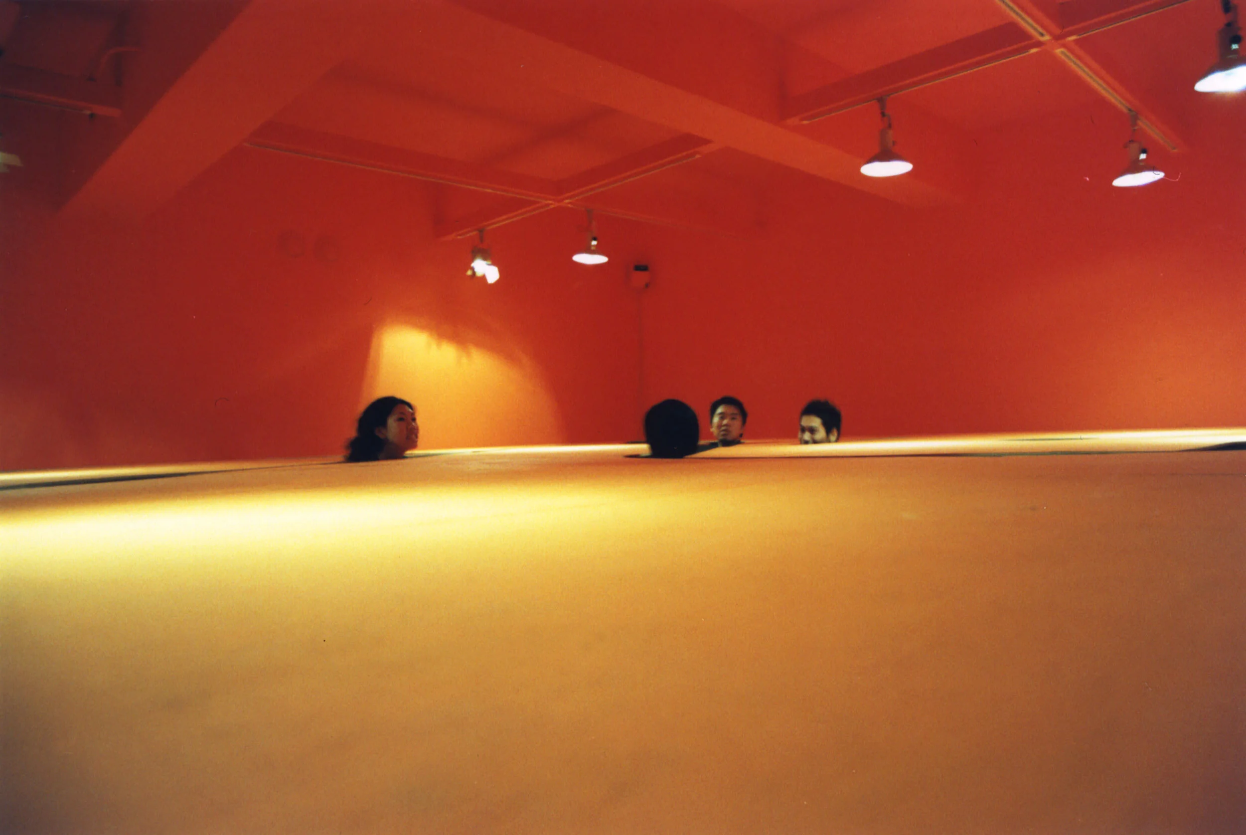 gallery transformation mixed media human interaction dynamic public art installation visual experiment