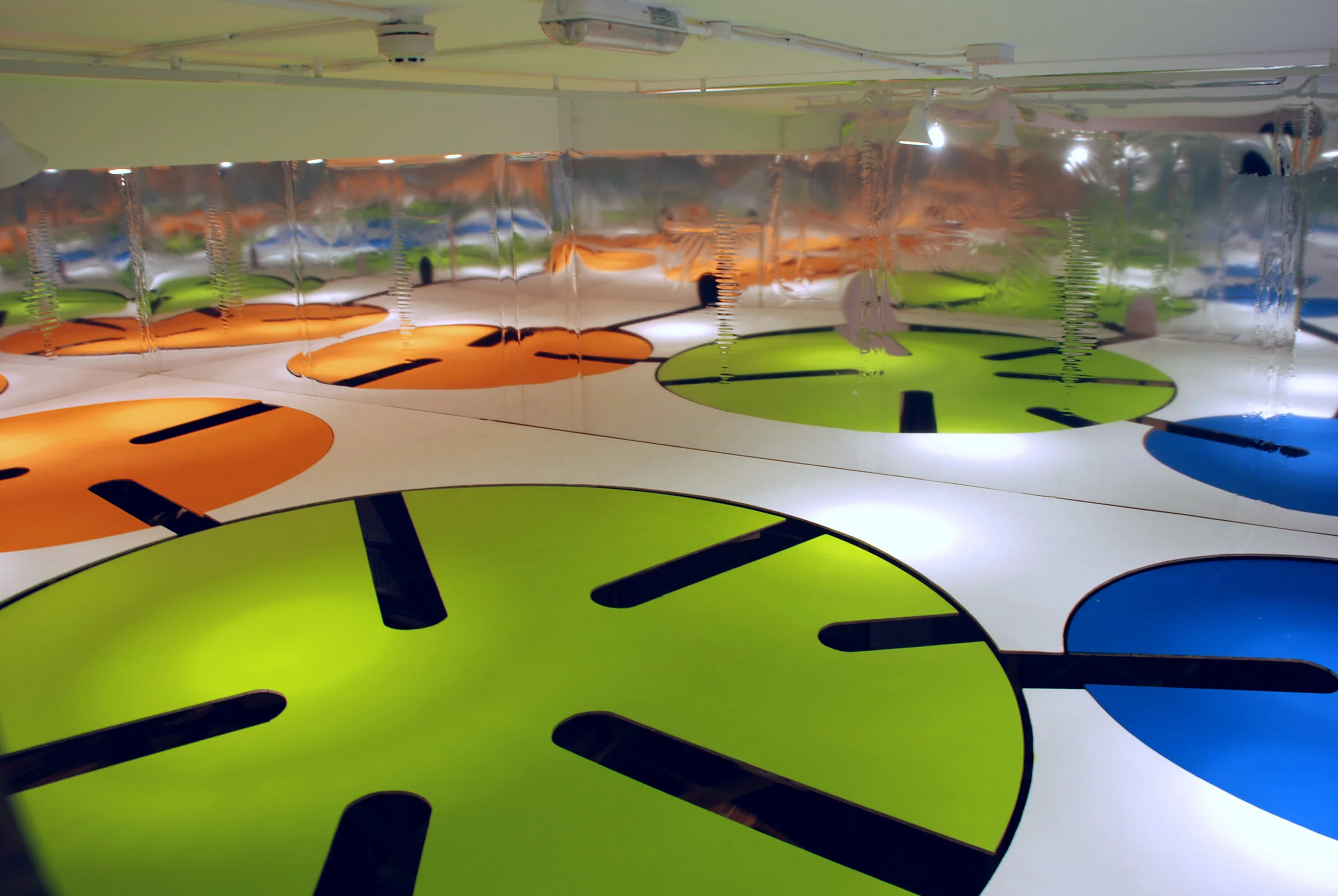 large mixed media human interaction dynamic public art installation visual interactive experiment