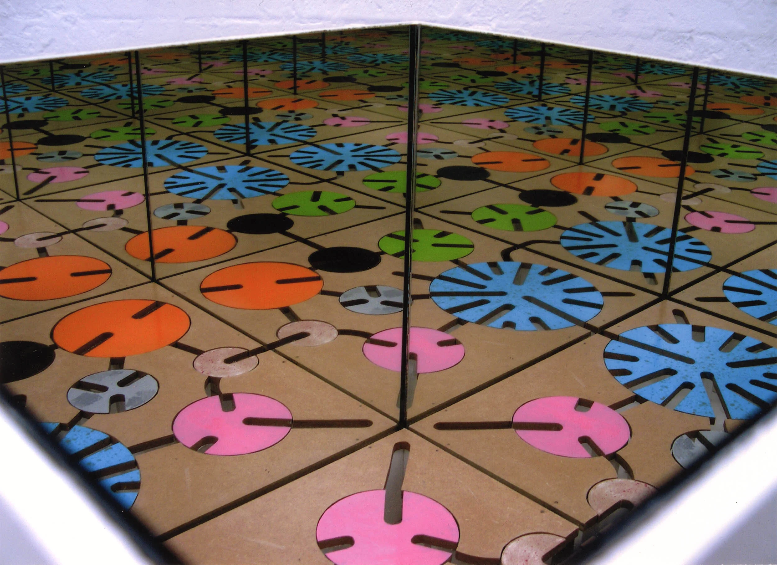 large mixed media human interaction dynamic public art installation visual interactive experiment