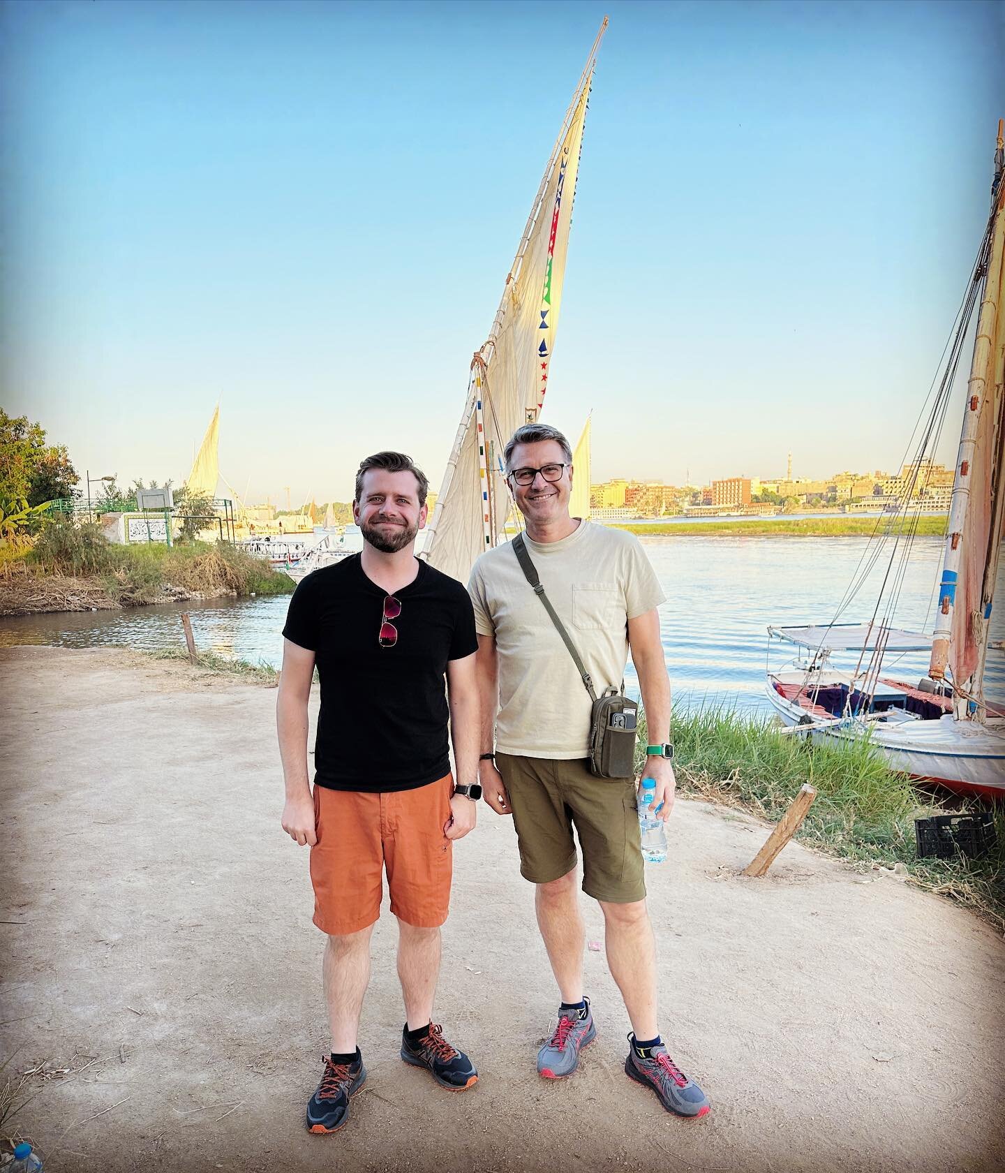 Wonderful afternoon sailing on a Felucca to Banana Island! #felucca #bananaisland #Luxor #Egypt