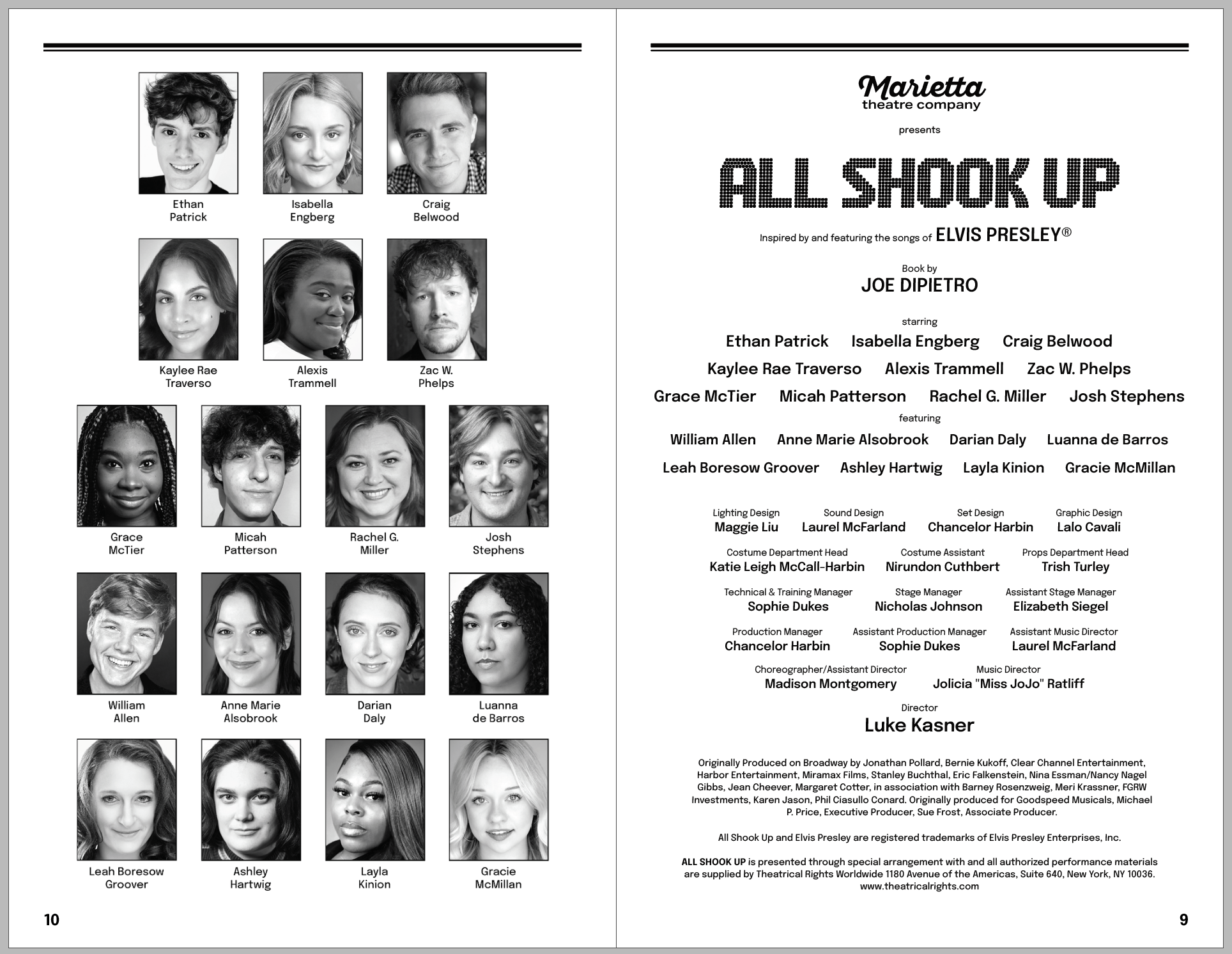 Playbill Inside
