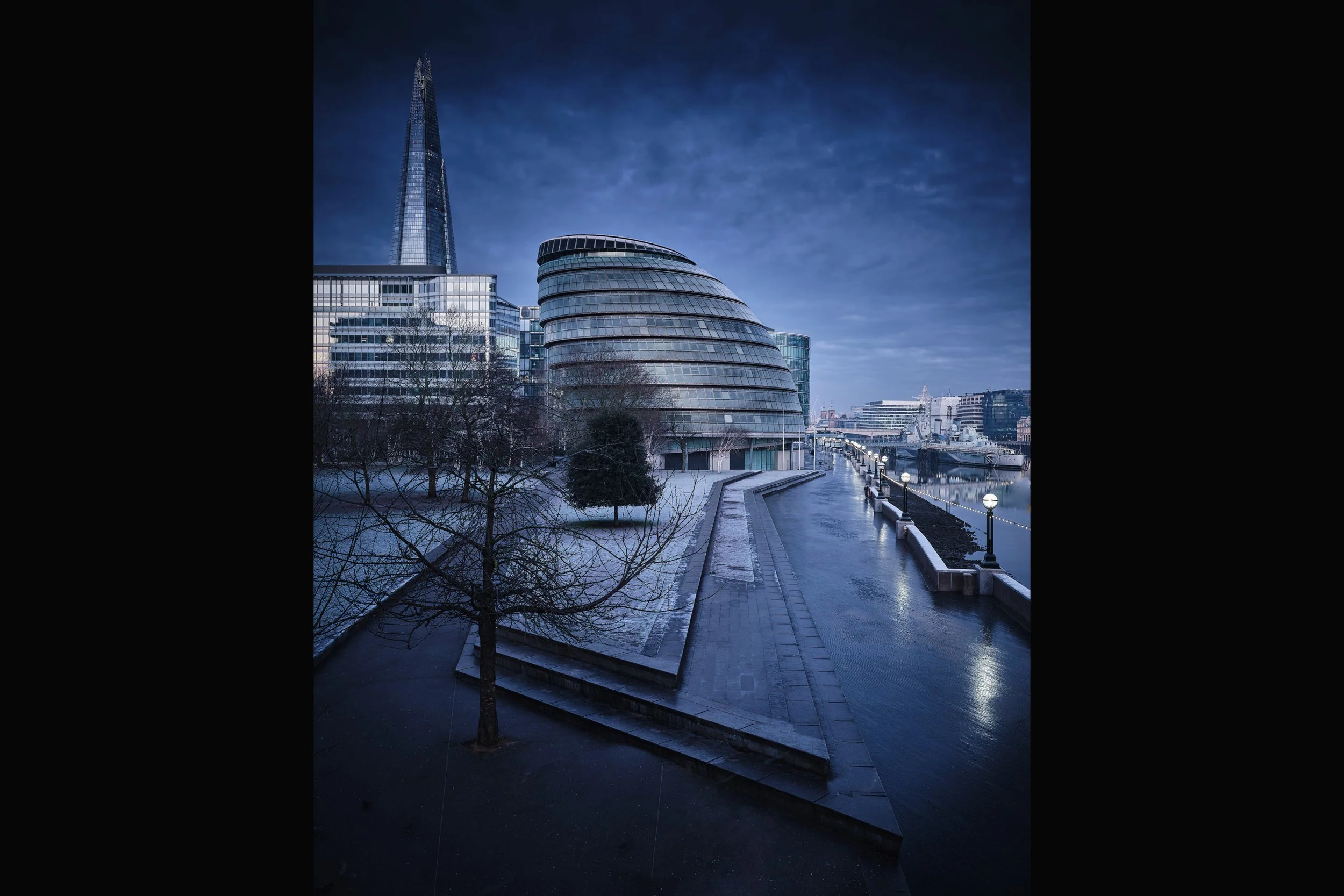 The cold former Mayor's building