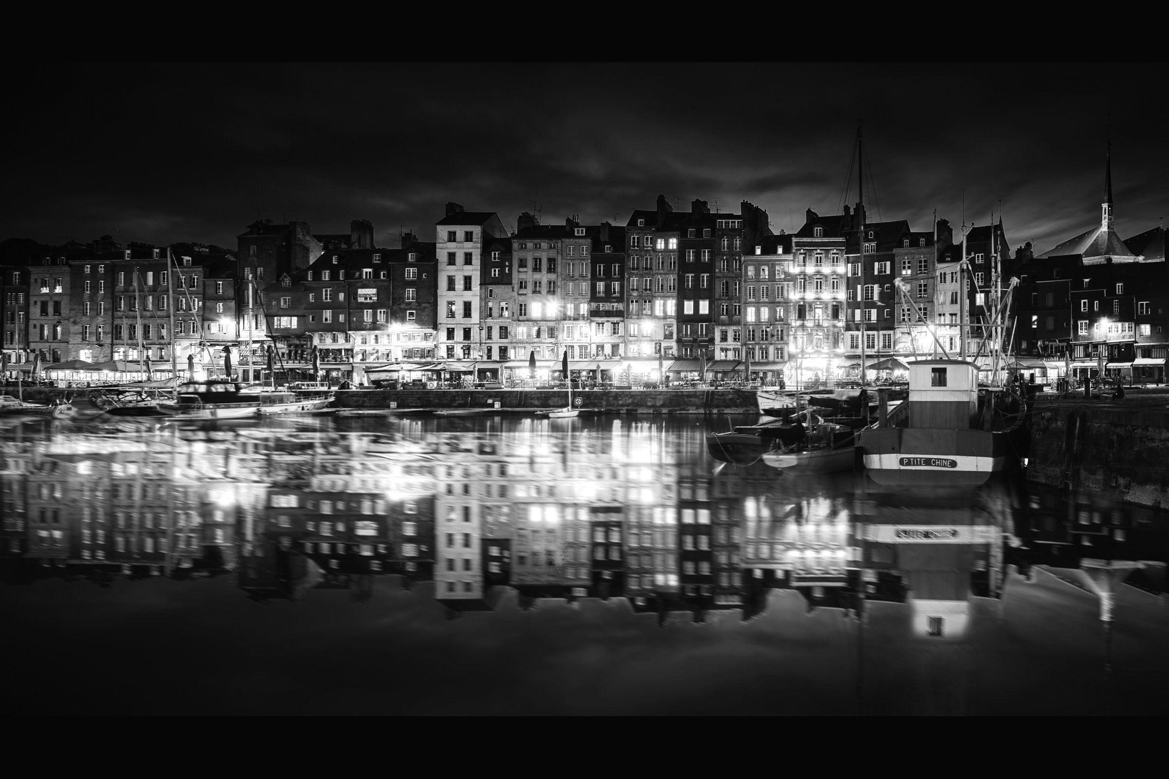 France, Honfleur B&W