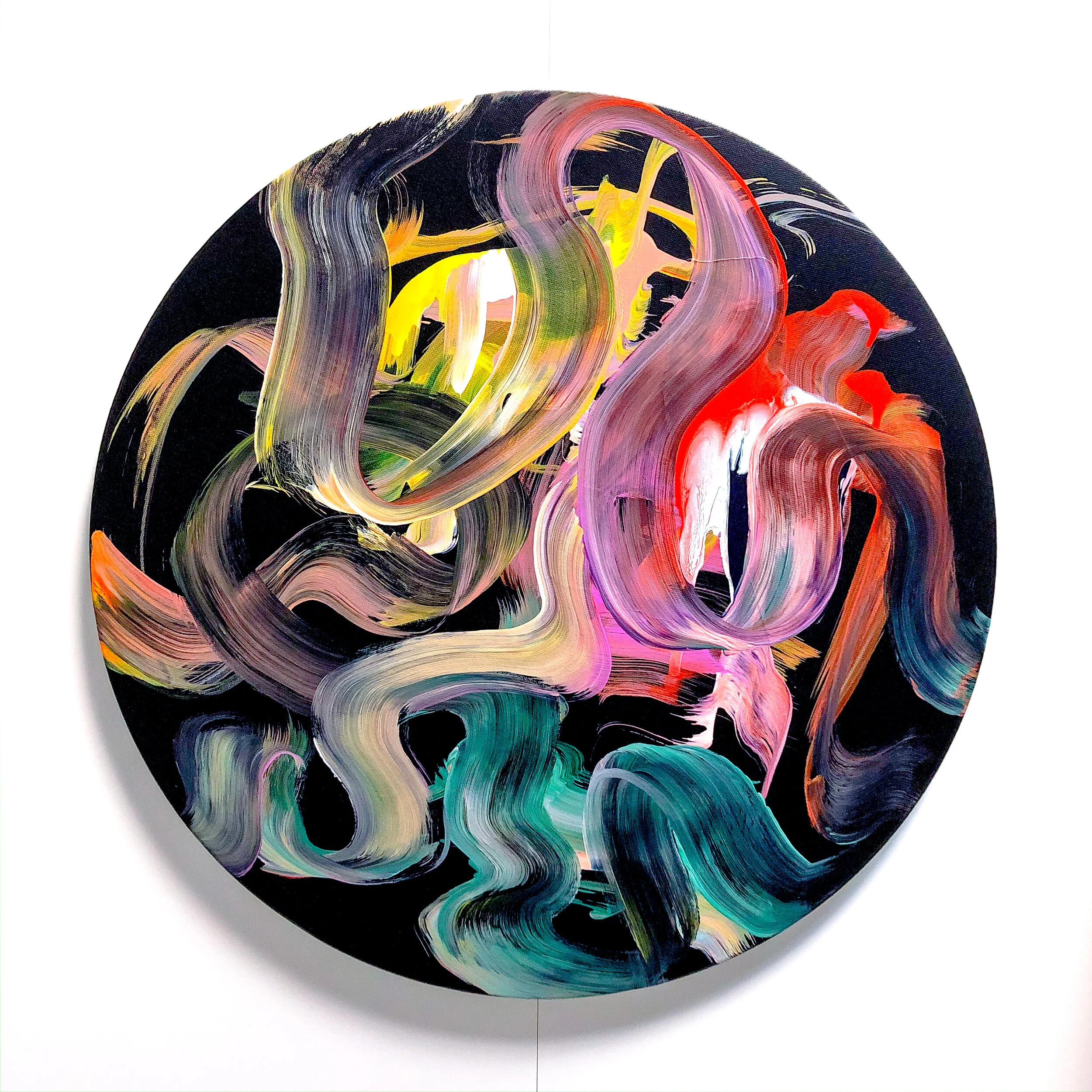 Antecedence 202001, Acrylics on canvas, Diameter 60cm.jpg