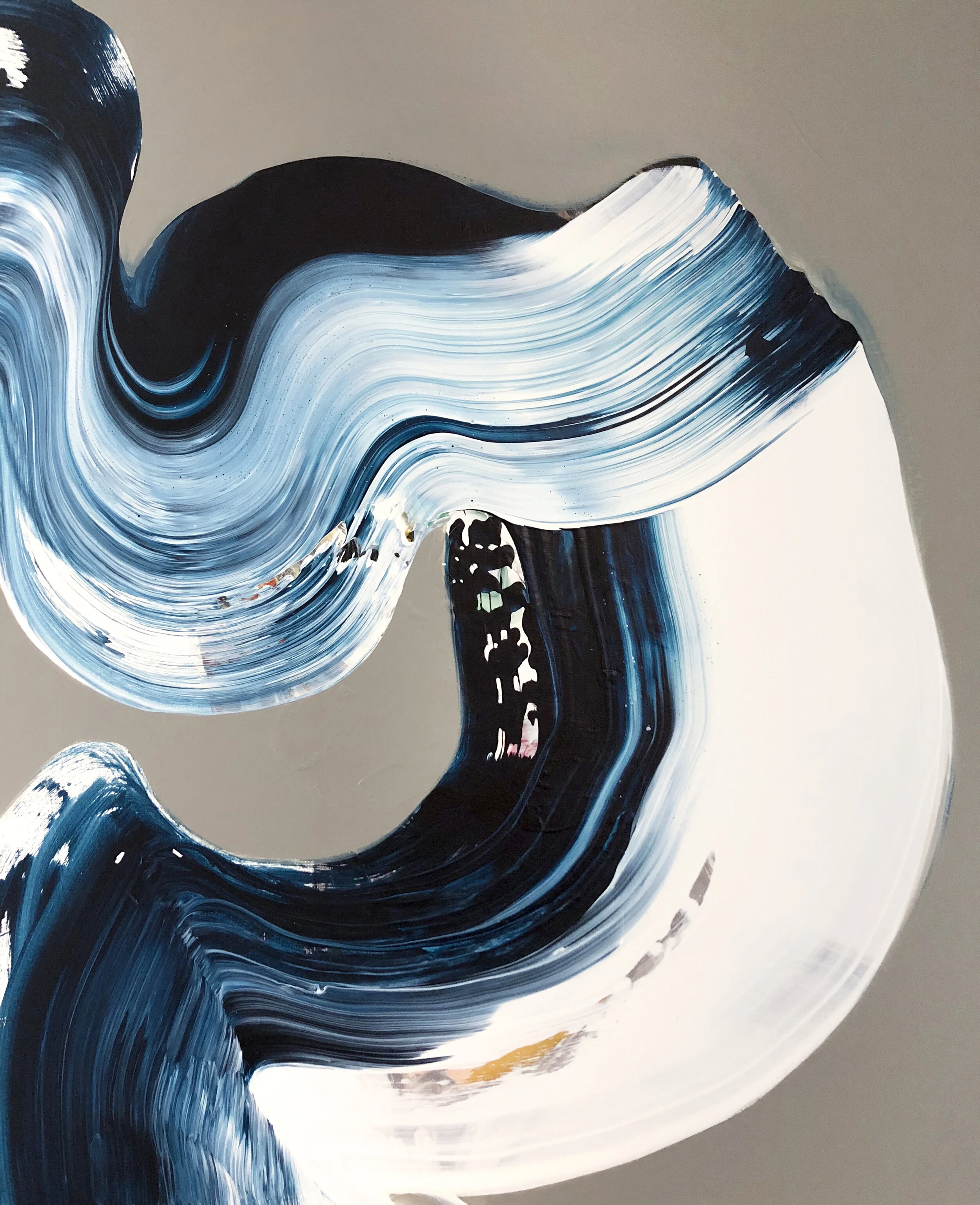 Fight with the Flow, Acrylic on canvas, 60x50cm.jpg
