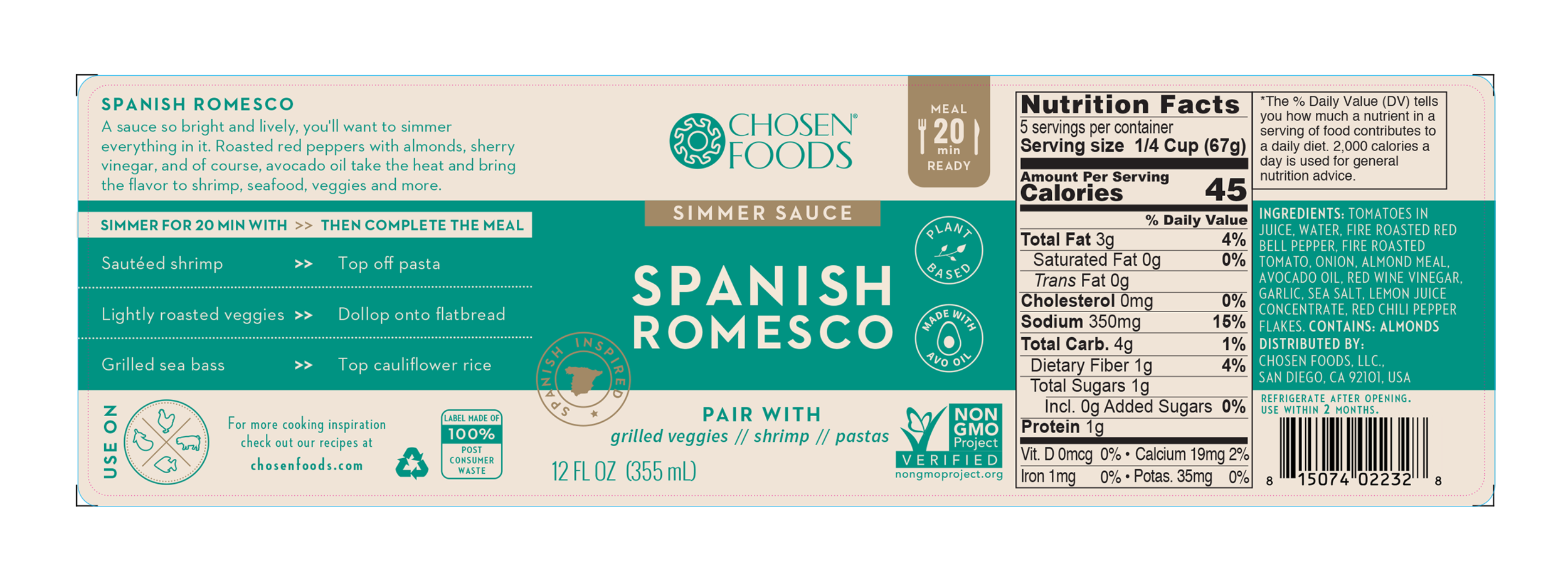 US_Simmer Sauce_Spanish Romesco_12oz Label.png