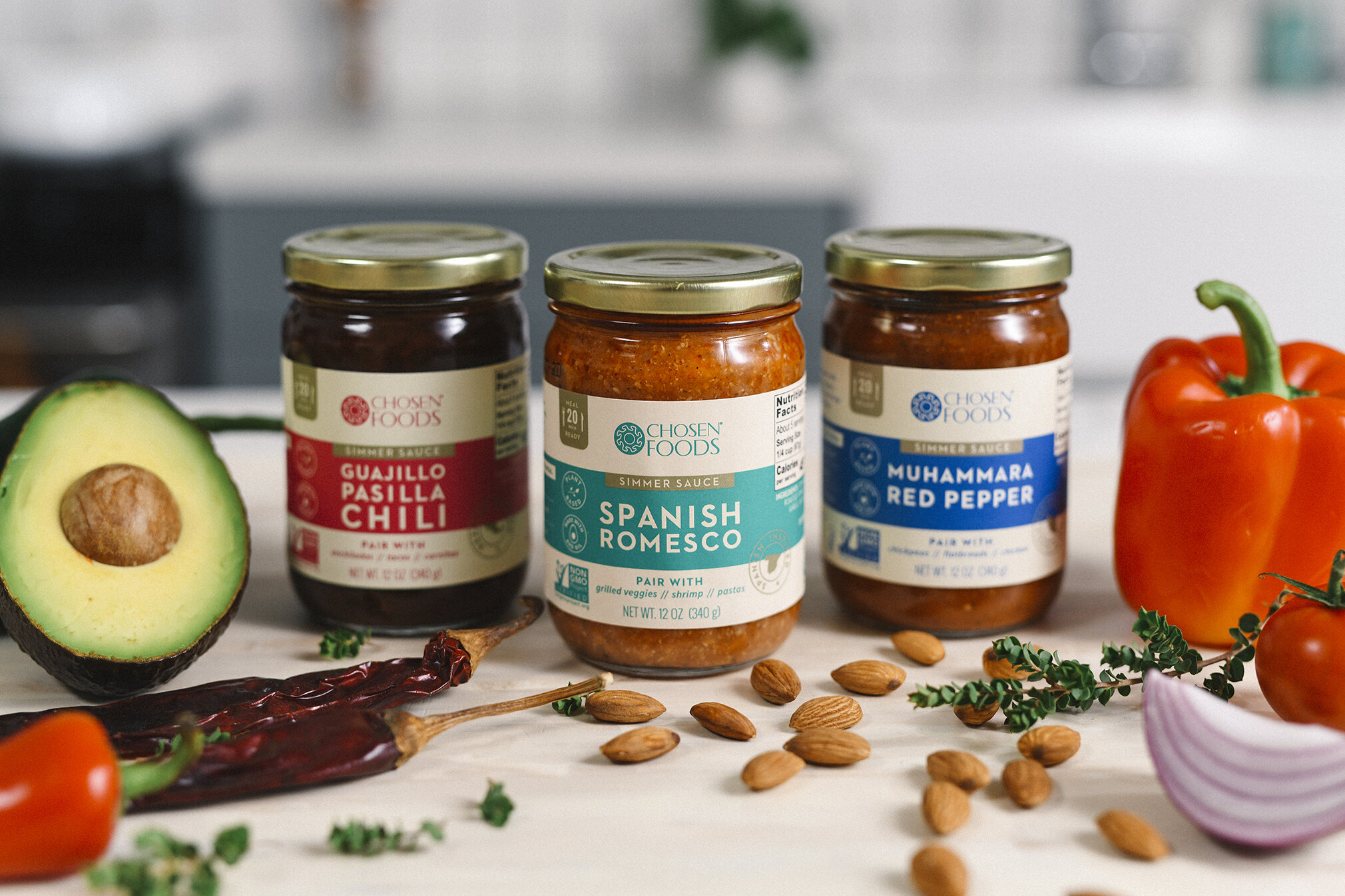 Globally-Inspired Simmer Sauce Packaging and Branding