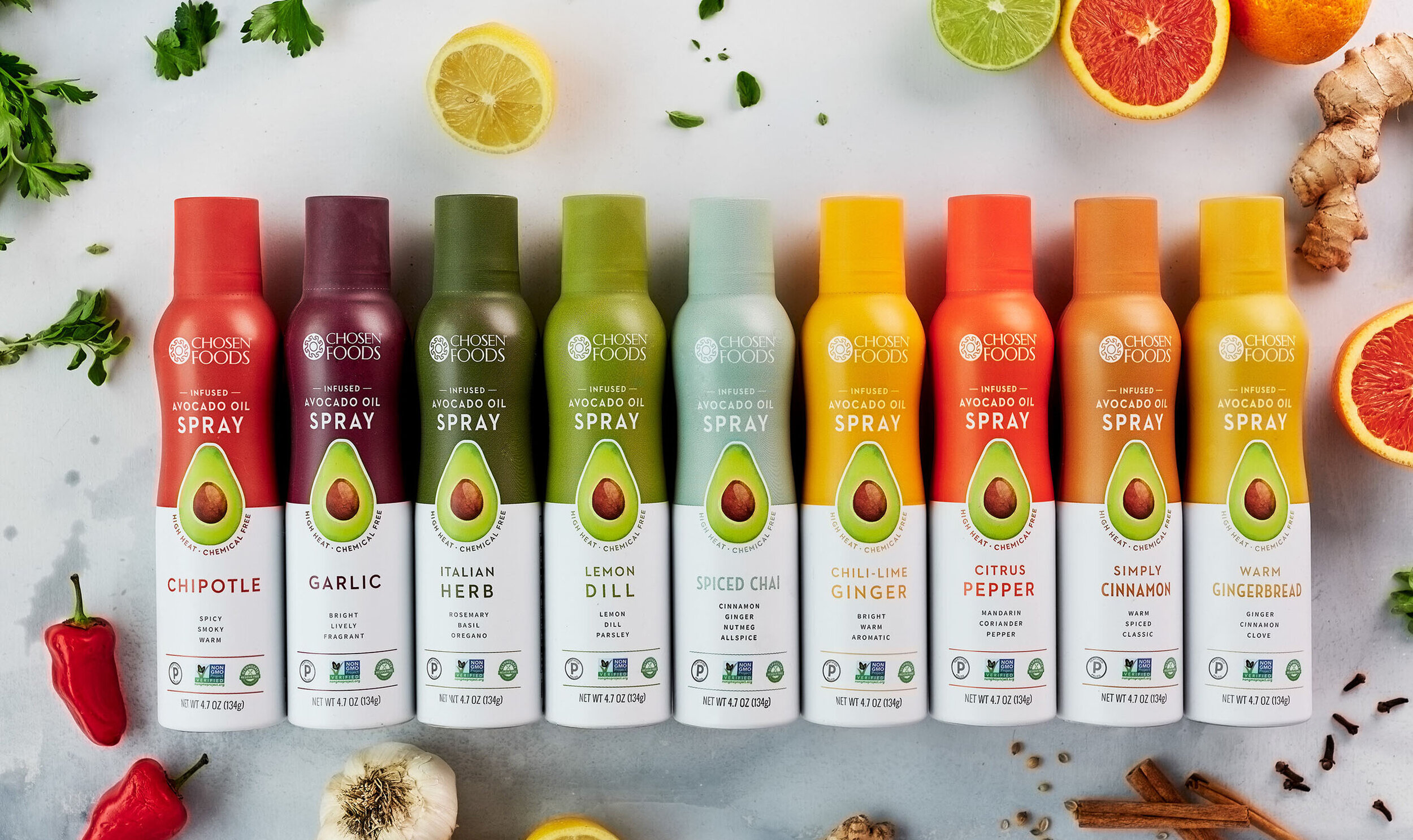Packaging Design Portfolio | Creative Packaging by Mindsy Design Infused avocado oil Spray